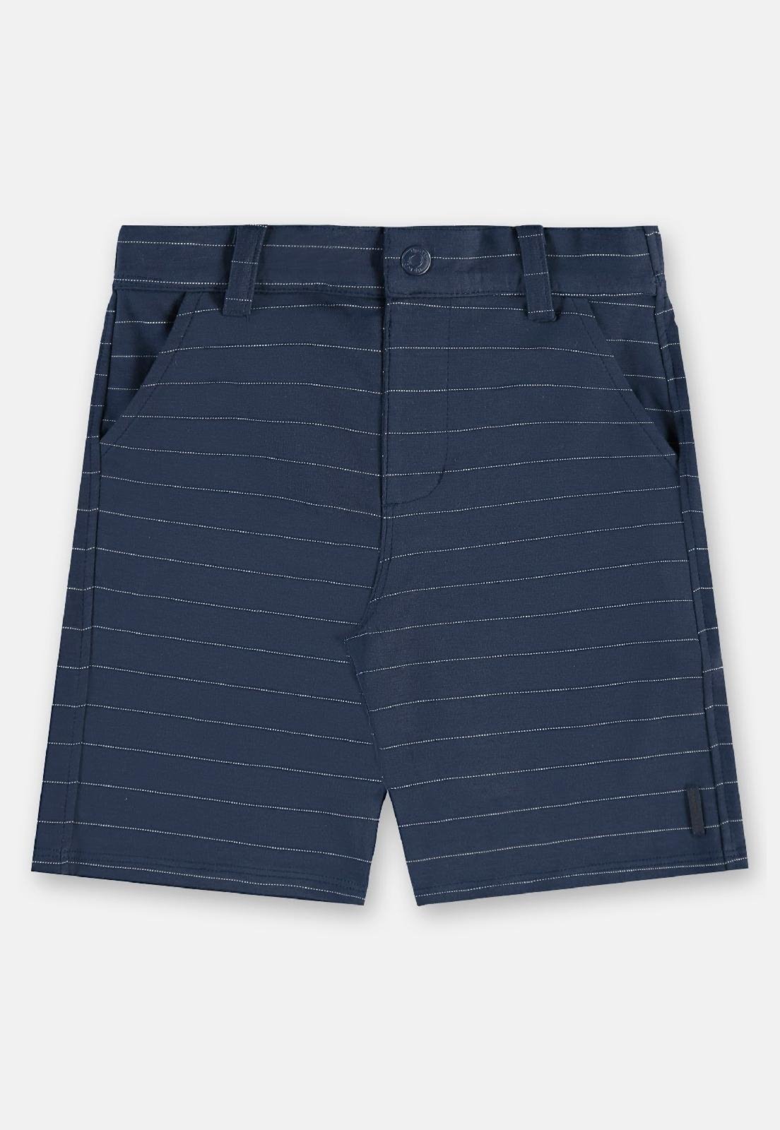 Vista 2 Infantil - Bermuda Malha Risca Giz Up Baby azul Up Baby azul