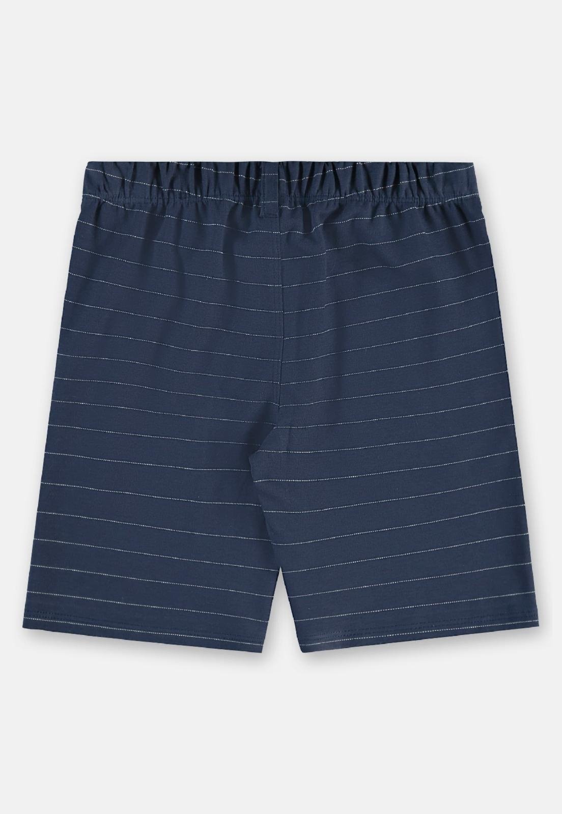 Vista 3 Infantil - Bermuda Malha Risca Giz Up Baby azul Up Baby azul