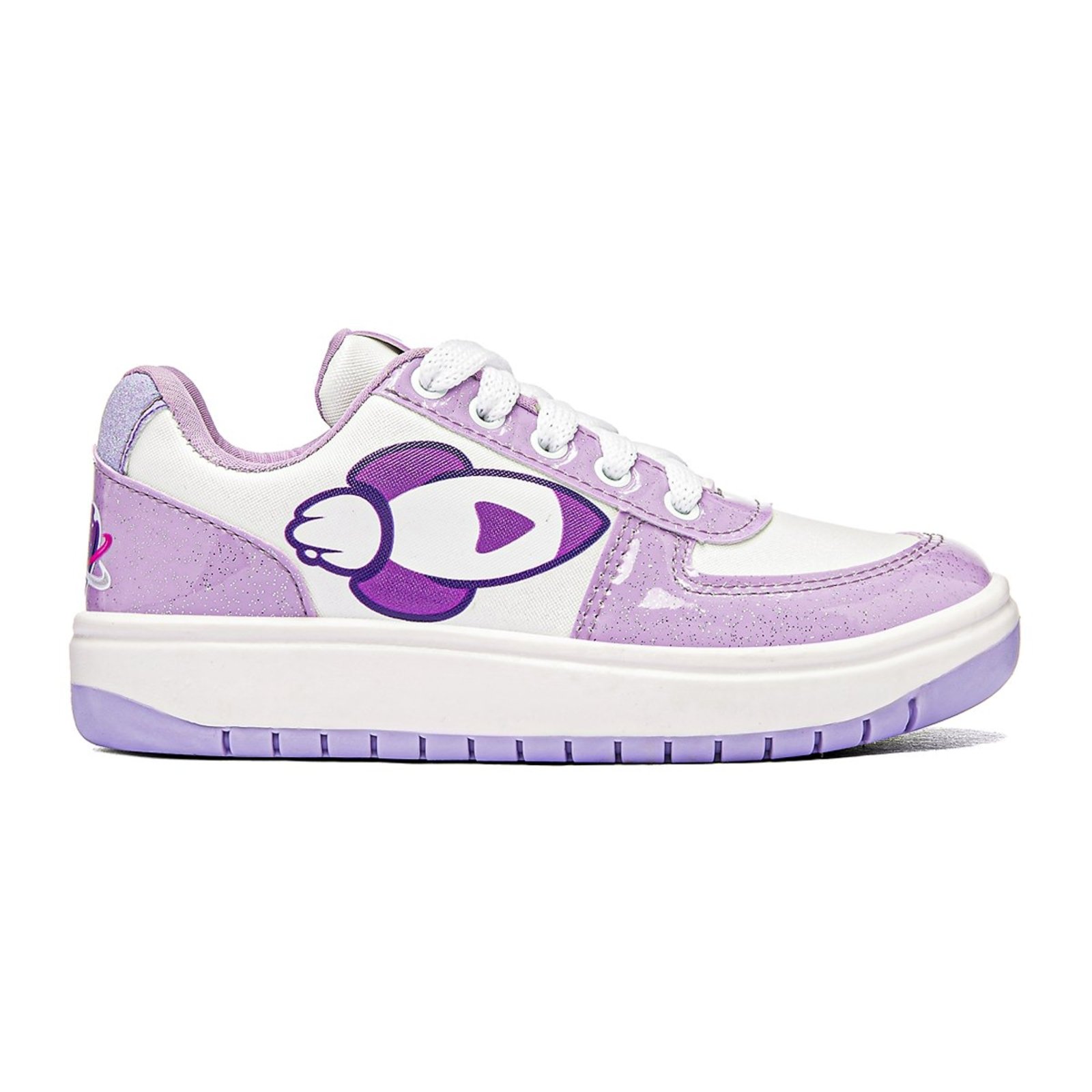 Infantil - Tênis Dos Rosa DDR02K Branco Lilás Casual 28 ao 35