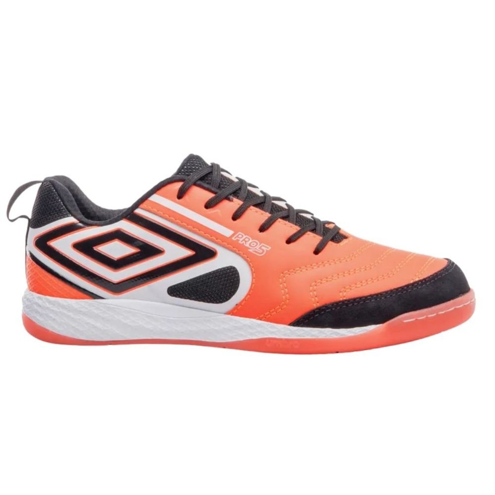 Chuteira Indoor Masculina Umbro Pro 5 Bump Coral