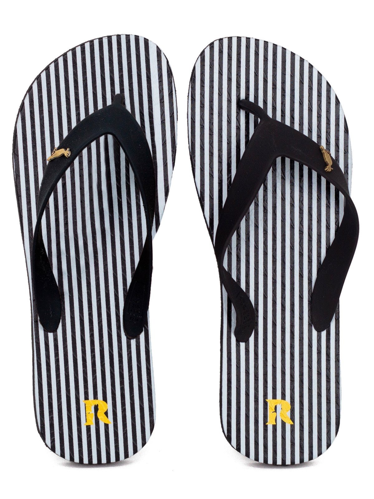 Chinelo Masculino Reserva Go Lines Listrado Confortável Sandália Preto Avatar Vertical