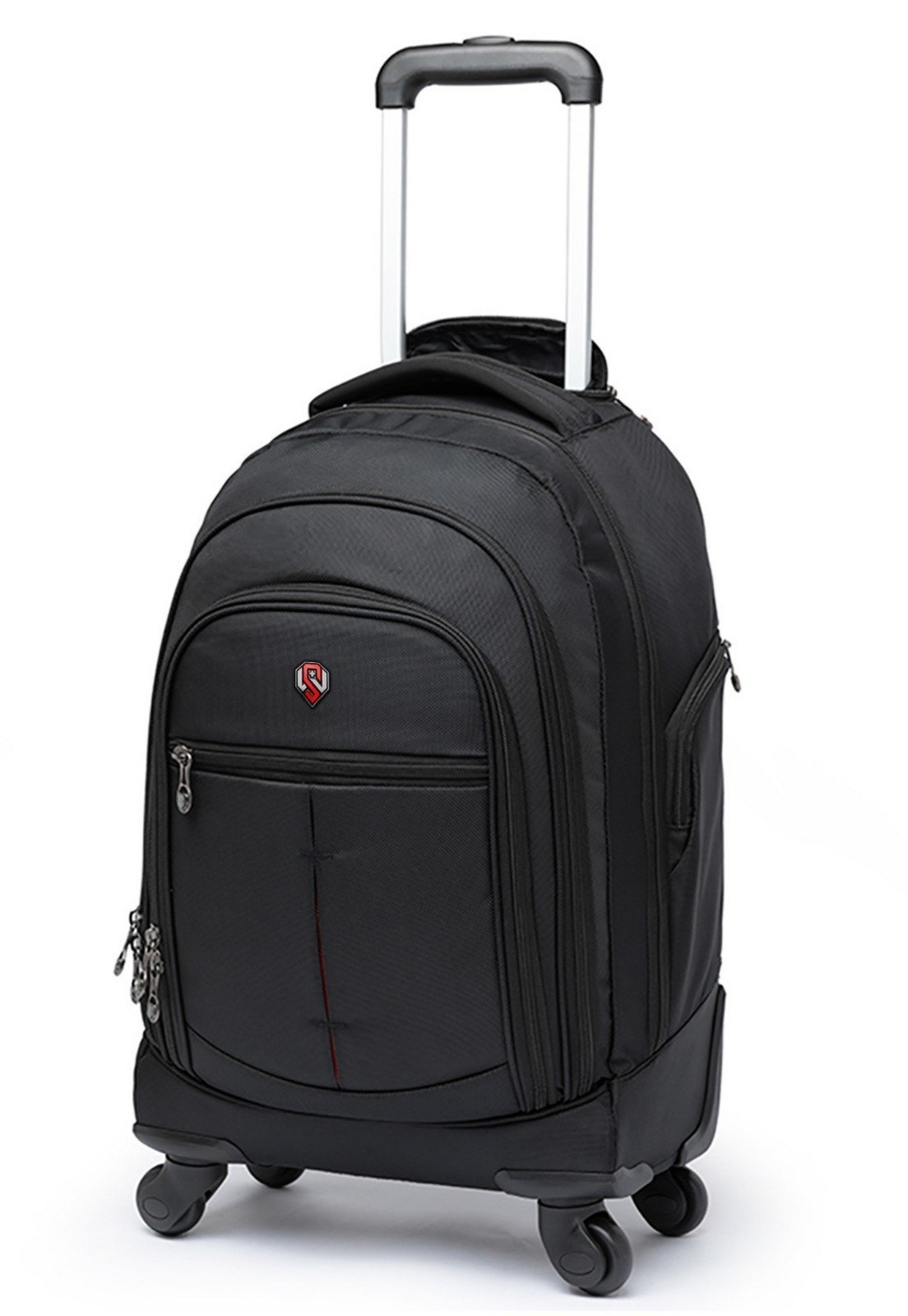 Mochila Rodinhas Executiva Swissport Notebook Antifurto 360°