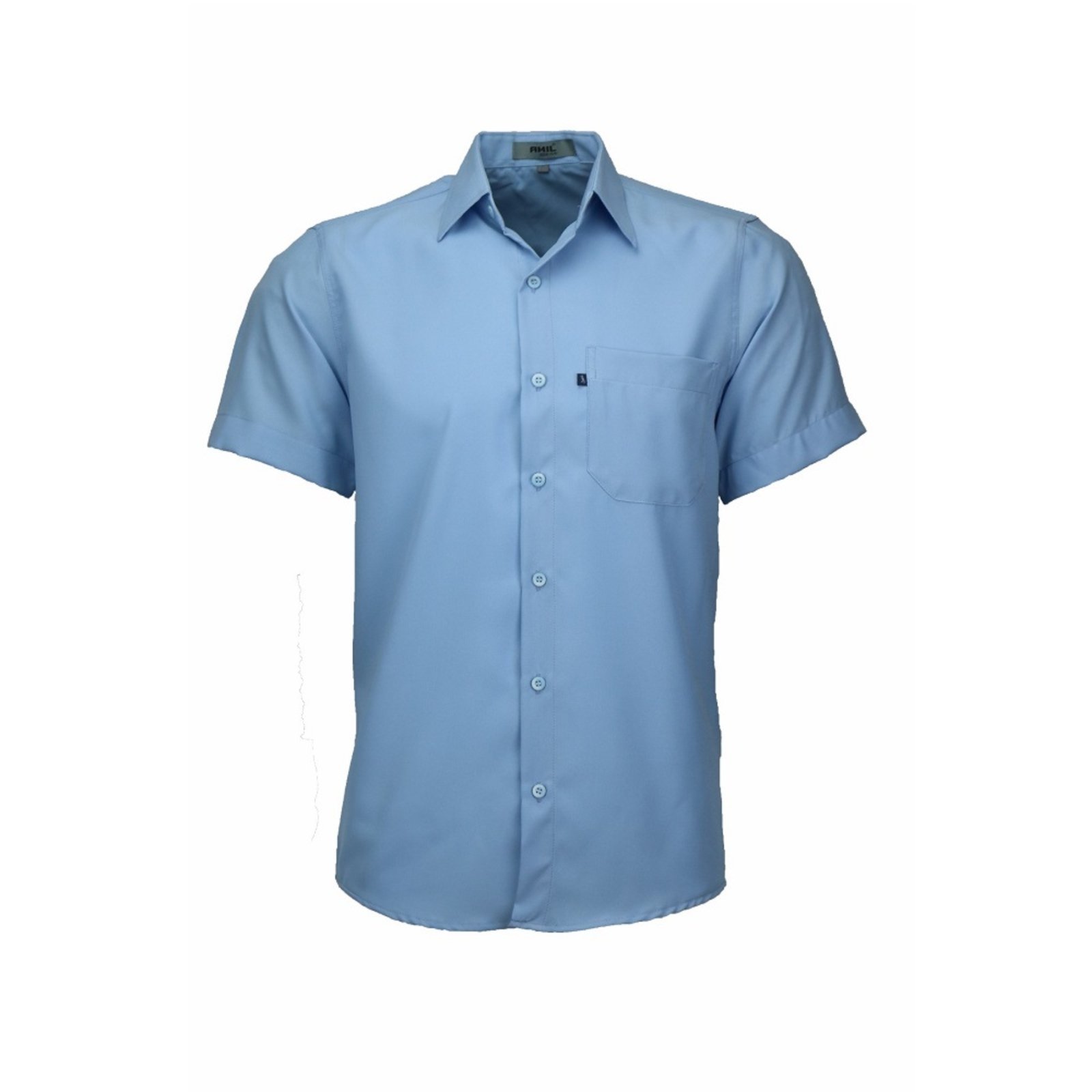 Camisa Social Microleve Manga Curta Original Amil az bb