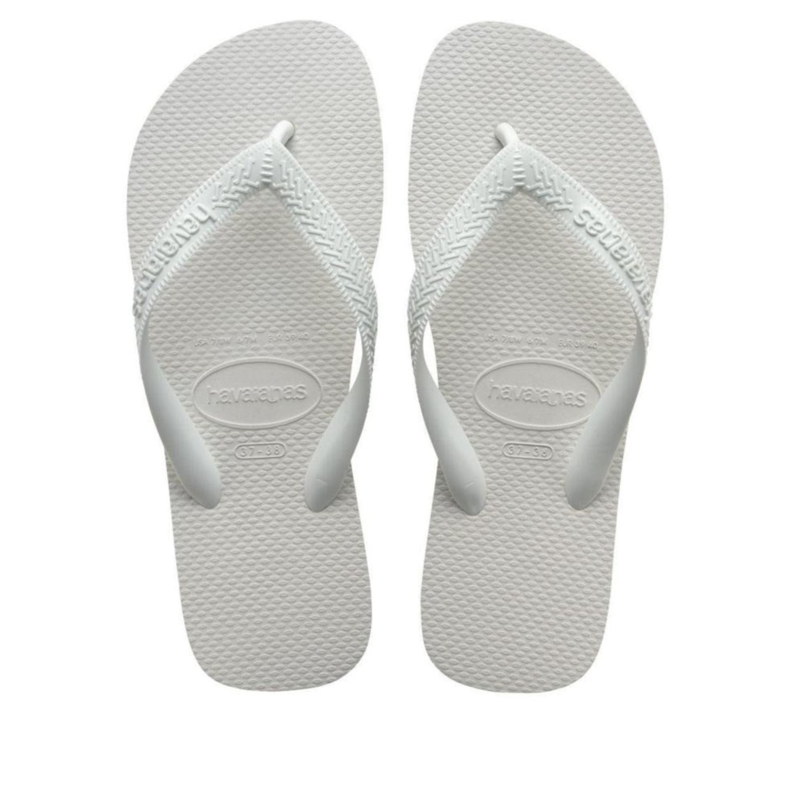 Vista 2 Chinelo Havaianas Top. Branco incolor Havaianas incolor