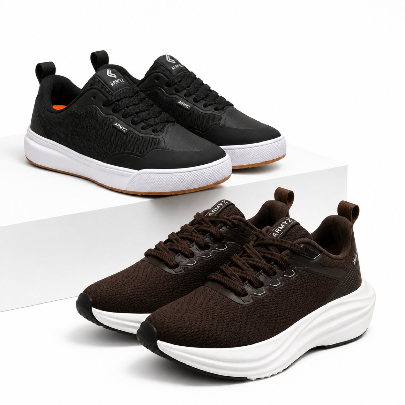 Kit Tênis Casual e Esportivo Feminino Masculino Conforto e Estilo Antiderrapante-Armyz