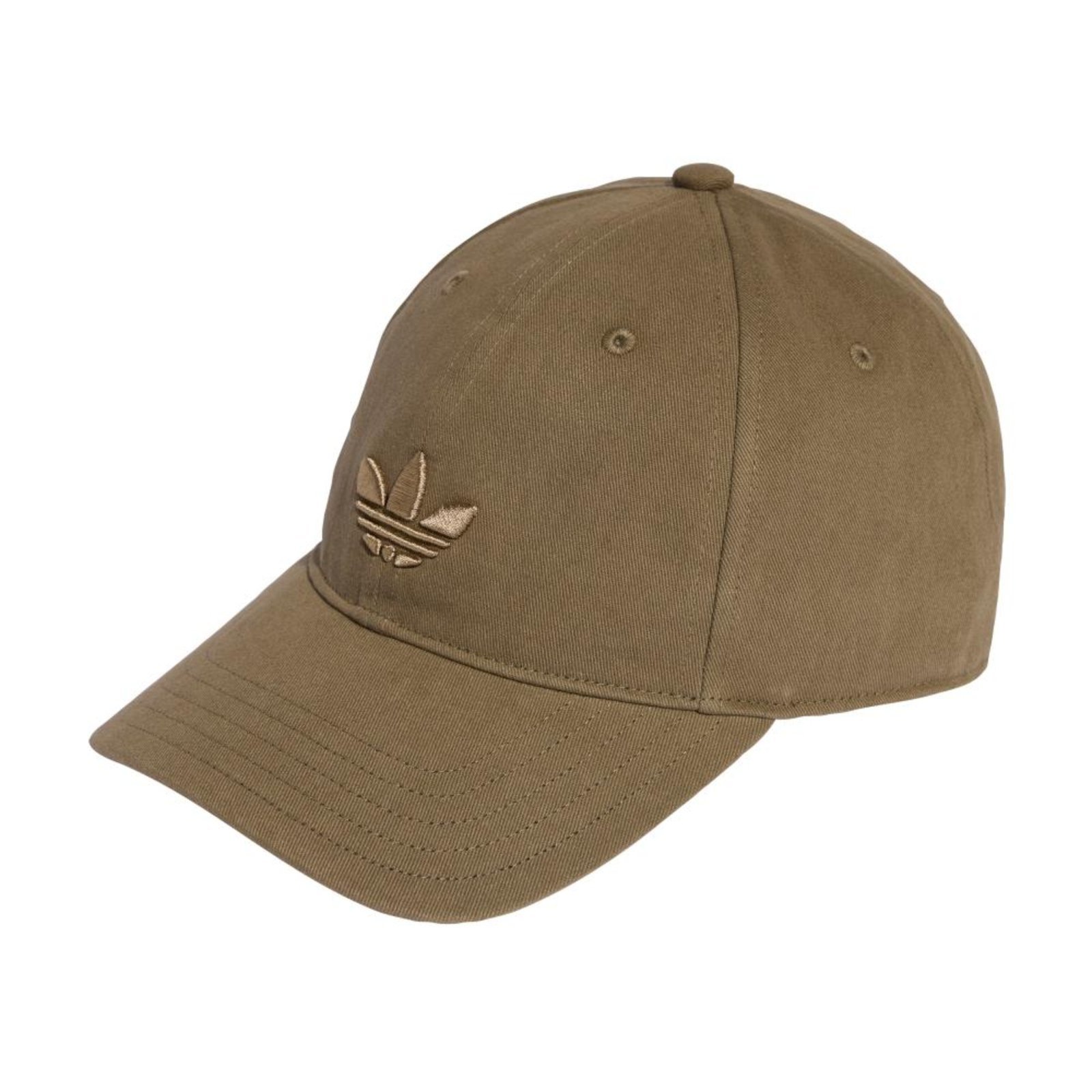 Boné de beisebol adicolor Classic Trefoil adidas Originals Marrom