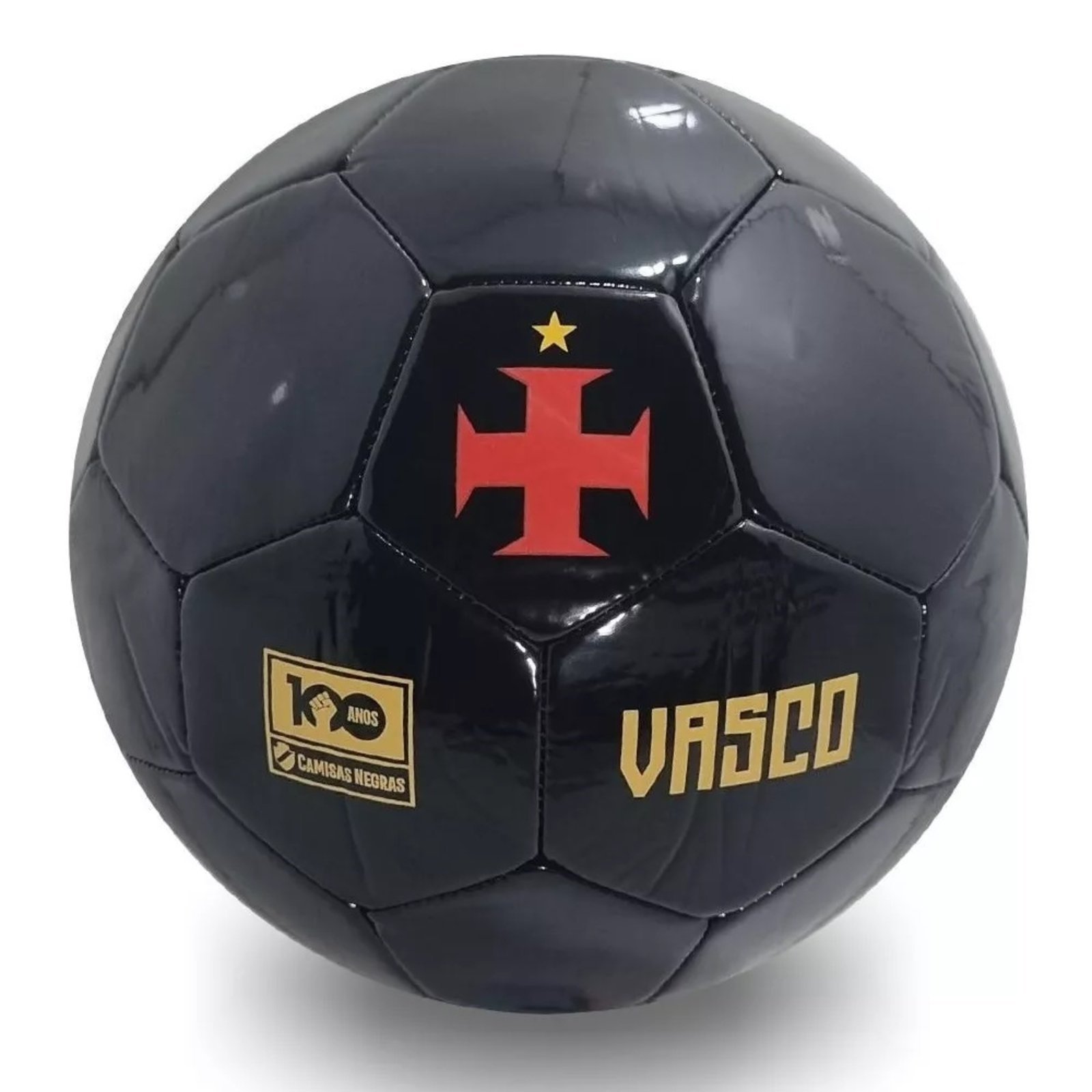 Vista 2 Bola Vasco Futebol Campo 05 SPORT BEL preto SPORT BEL preto