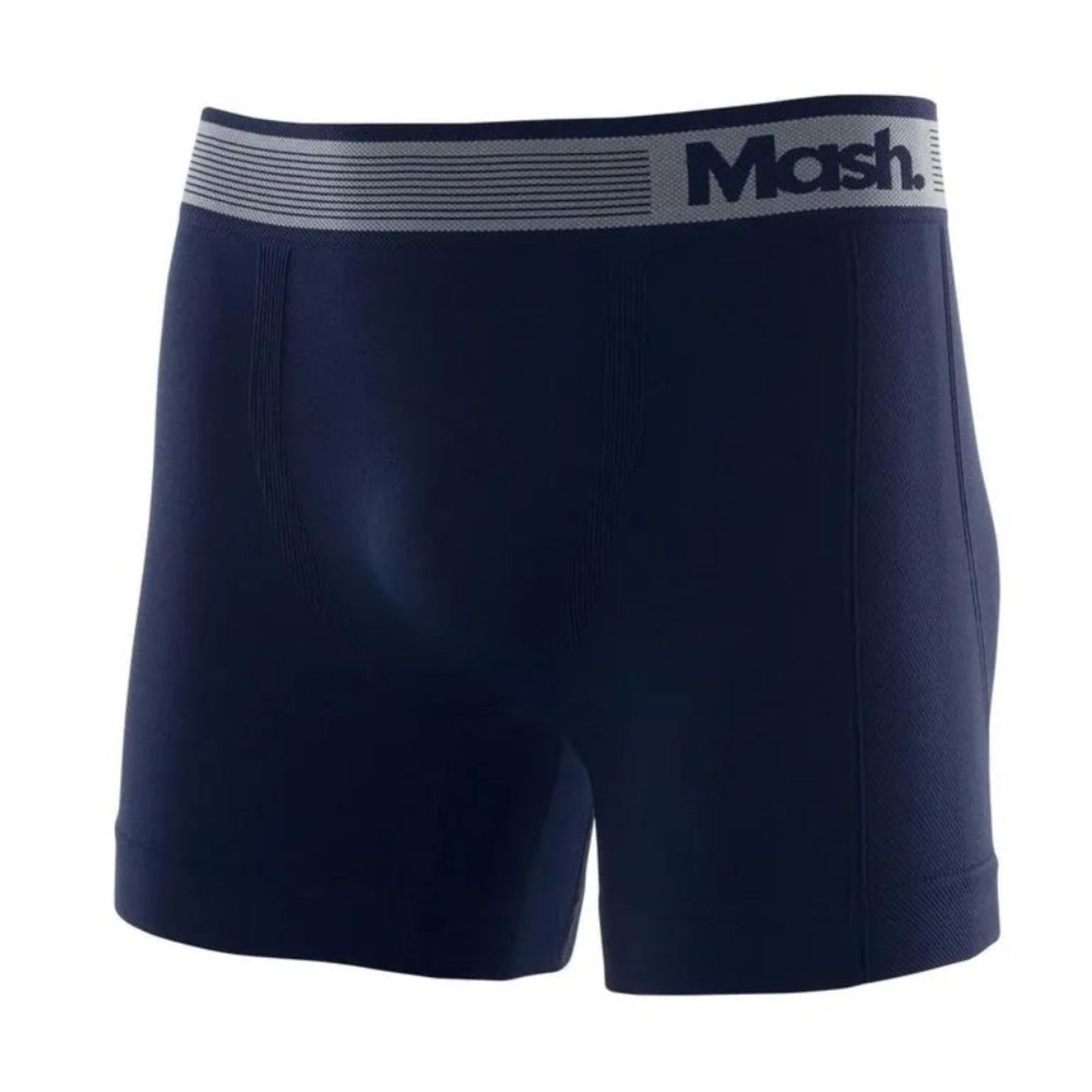 Vista 3 Cueca Boxer Mash Microfibra Sem Costura Adulto 710.01 branco MASH branco
