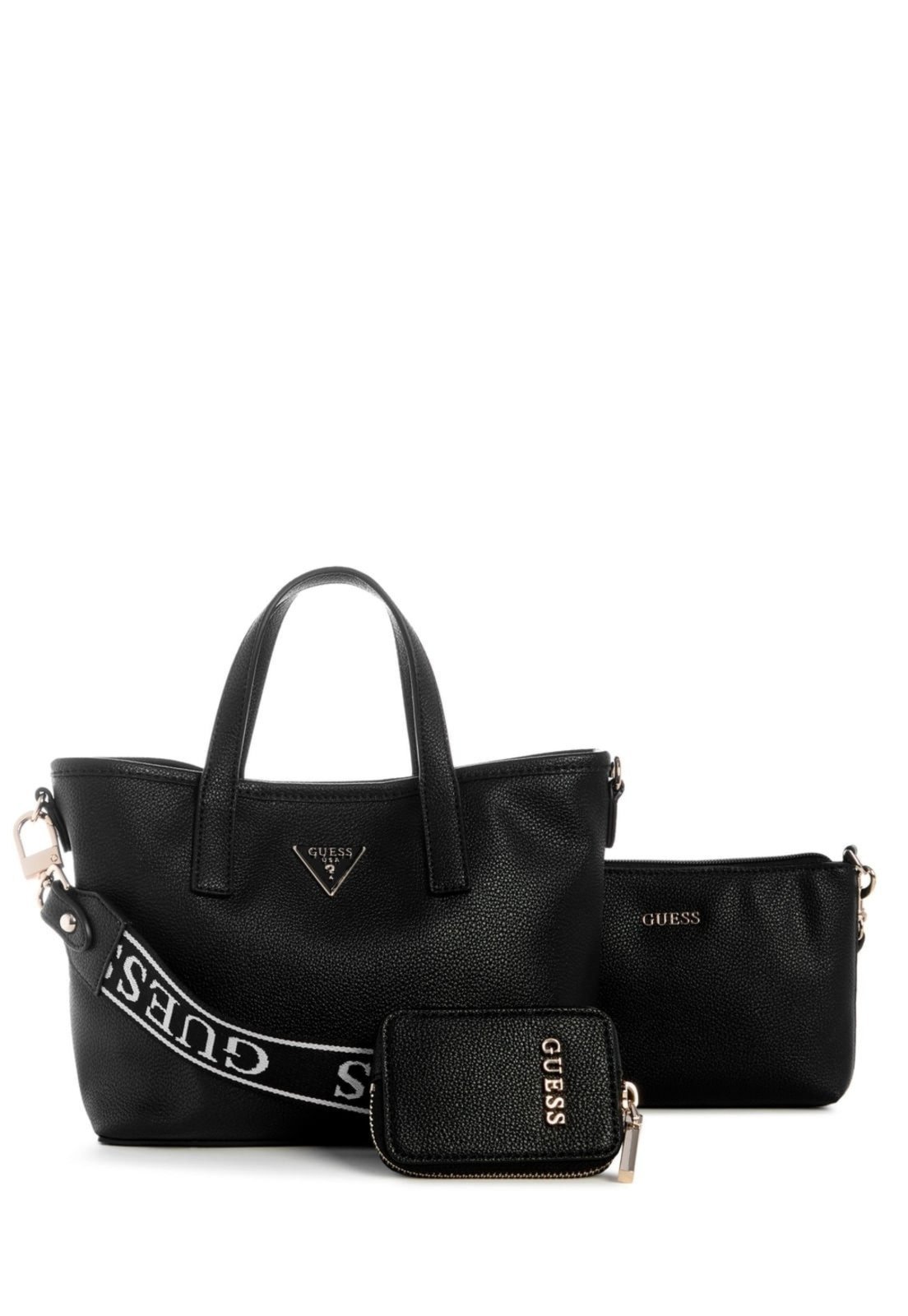 Vista 3 Bolsa Guess Latona Ii Mini Tote marrom marrom