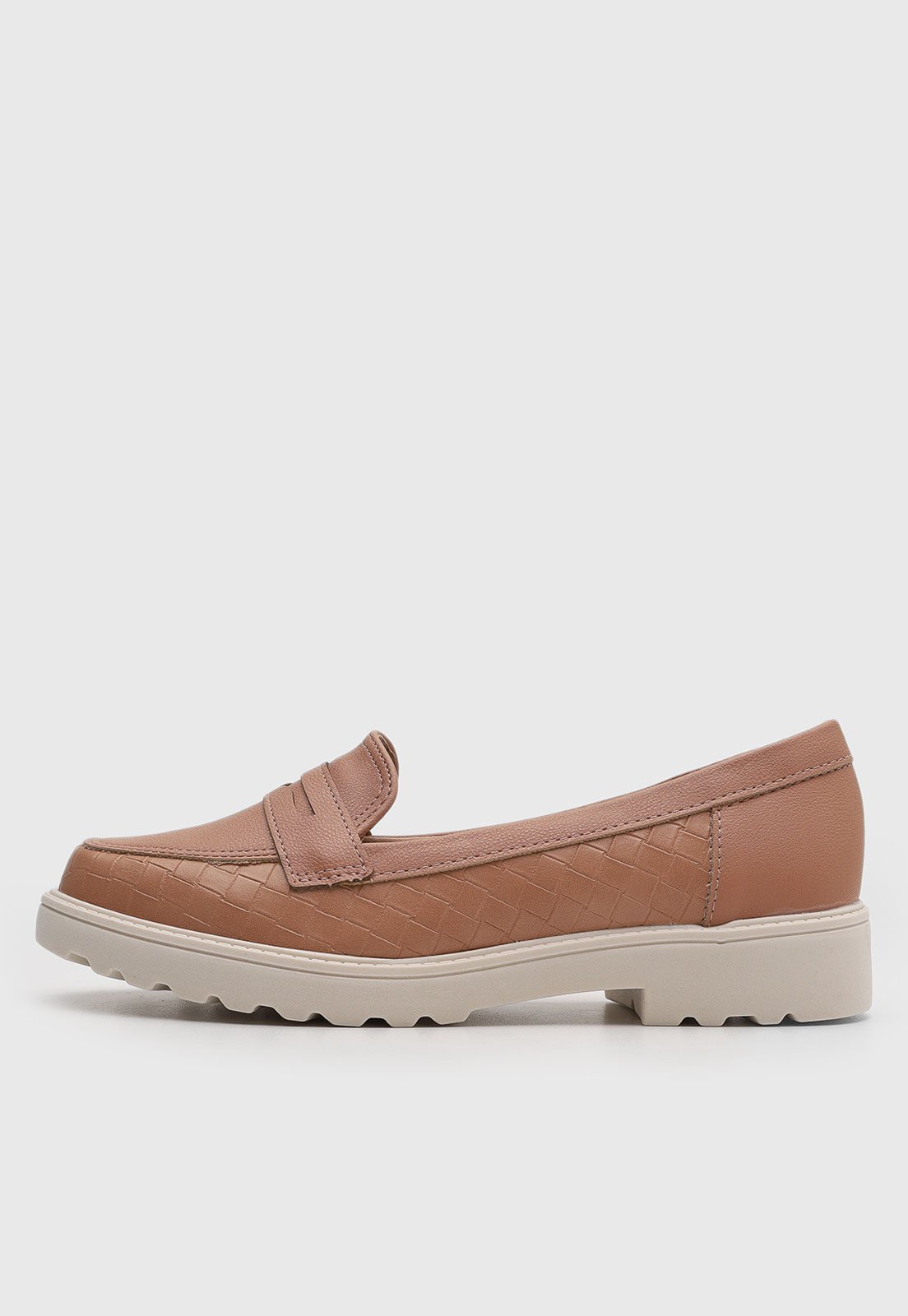 Mocassim Feminino Modare Texturizado Nude