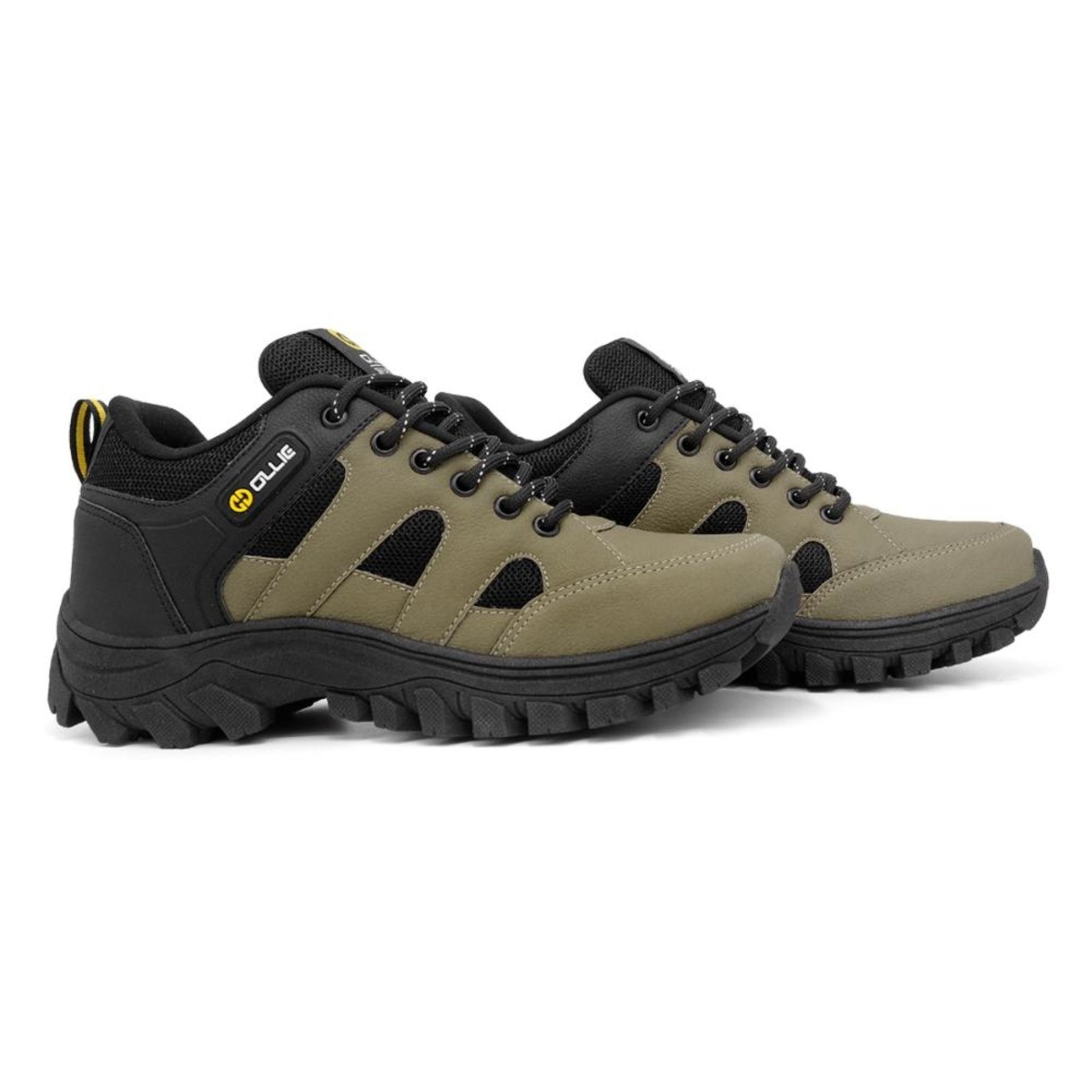 Tênis Trekking Ollie Broncos Adventure Trilhas Verde Oliva