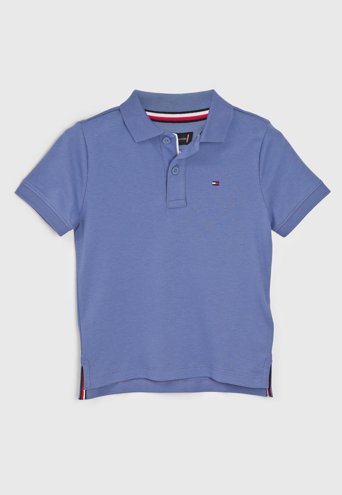 Infantil – Camiseta Polo Tommy Hilfiger Logo Bordado Azul