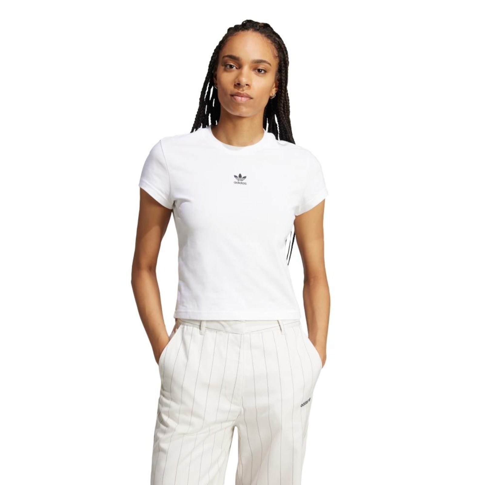 Camiseta Essentials Slim adidas Originals Branco