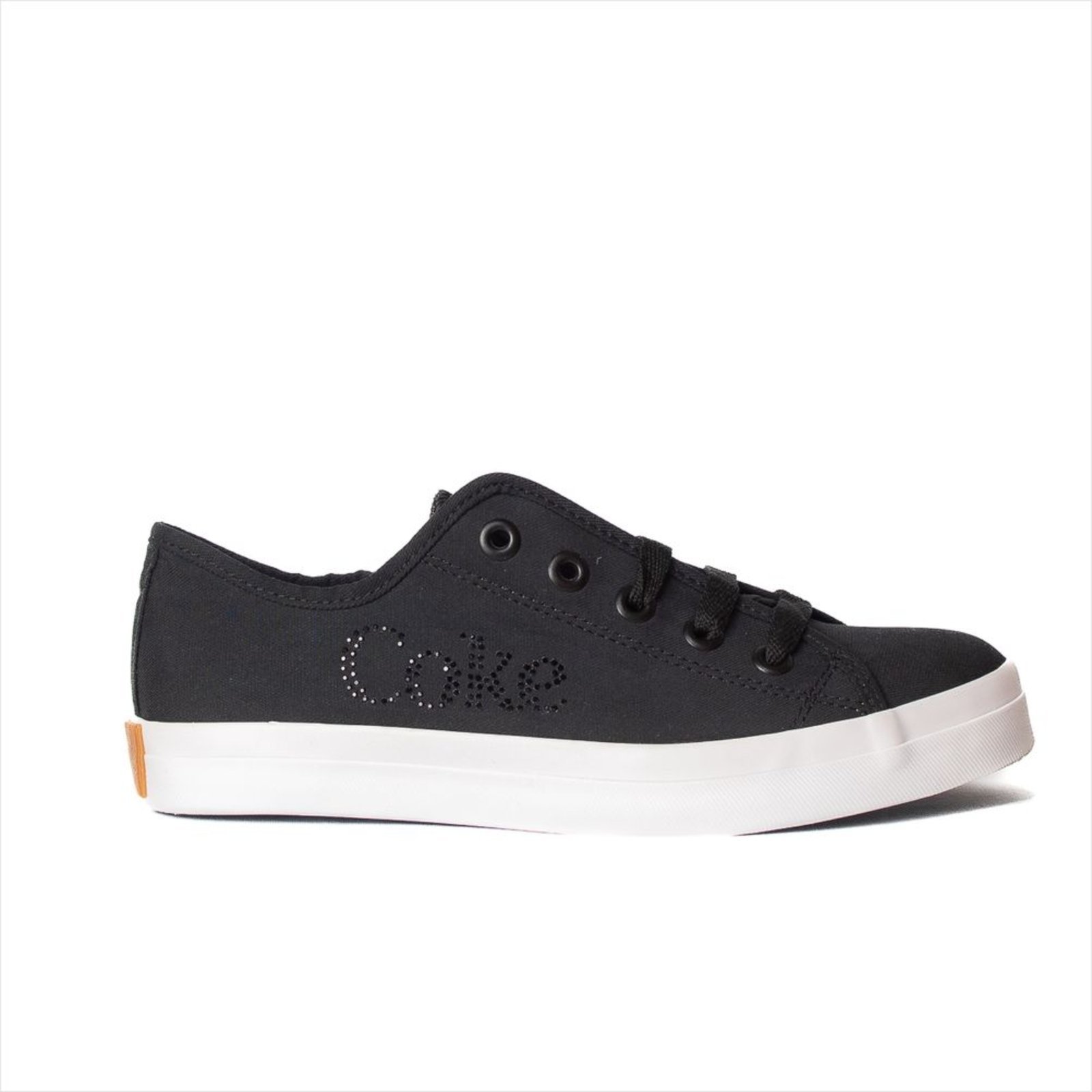 Tênis Feminino Coca Cola Stream Twill Glow – Preto