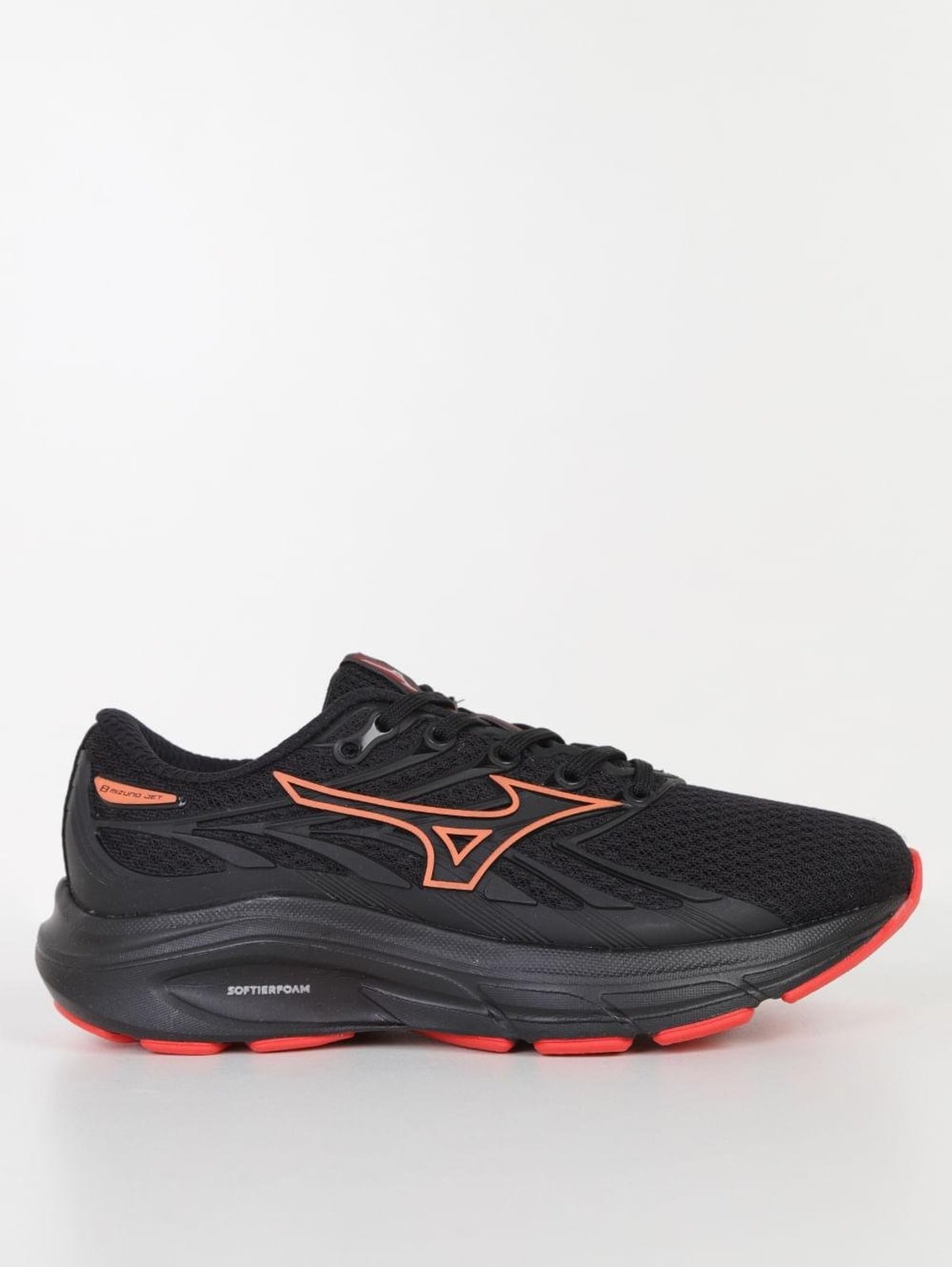 Tênis Jet 8 Júnior Mizuno Juvenil Para Menino - PRETO/VERMELHO
