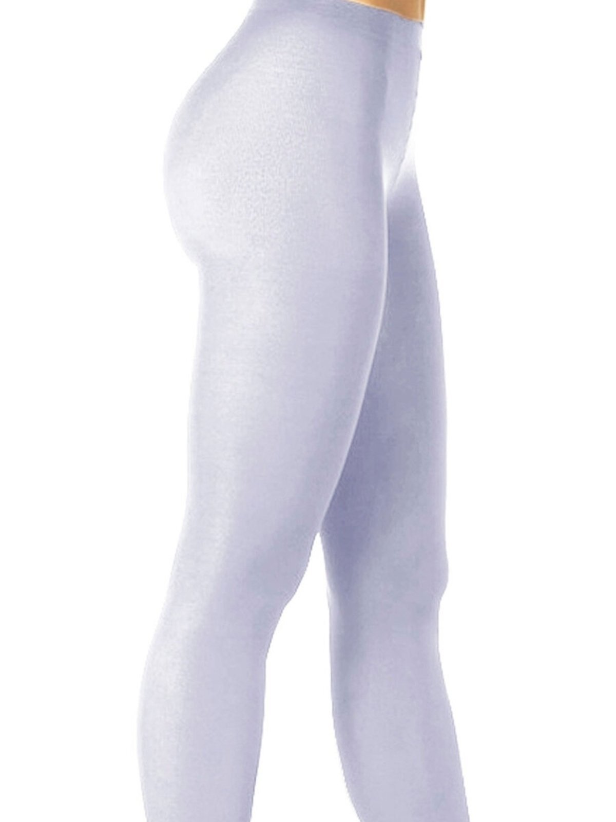 Vista 3 Meia Calça Fio 40 Opaca Loba Lupo azul Lupo azul