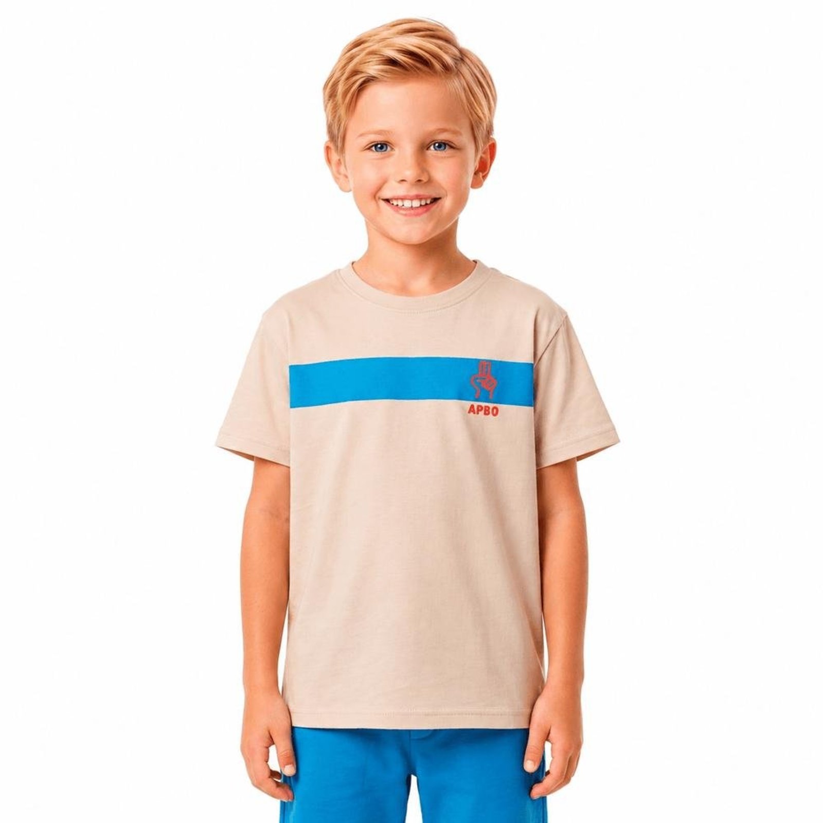 Infantil - Camiseta Menino Mãozinha Alphabeto