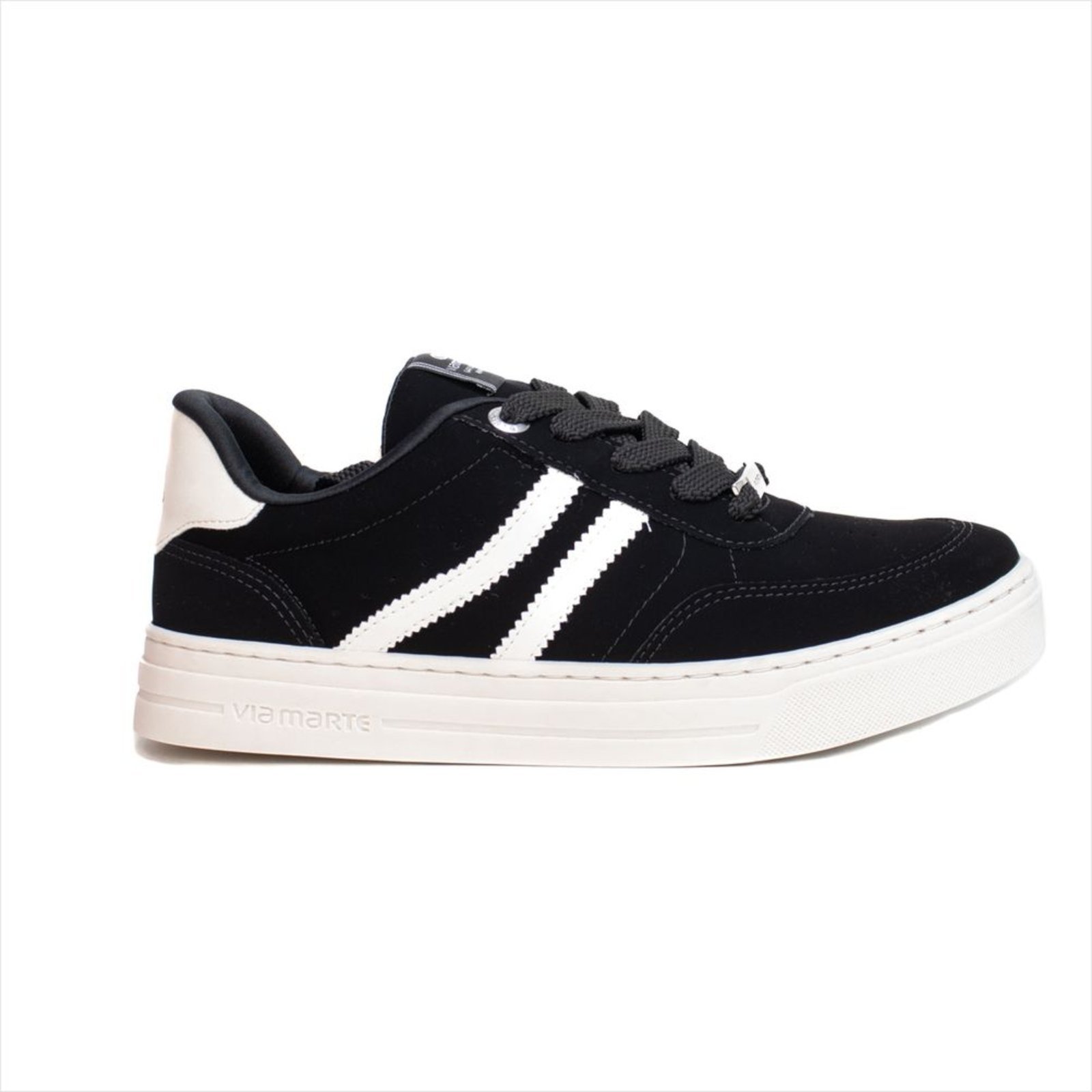 Tênis Via Marte Feminino Casual: Estilo e Conforto Diário – Preto
