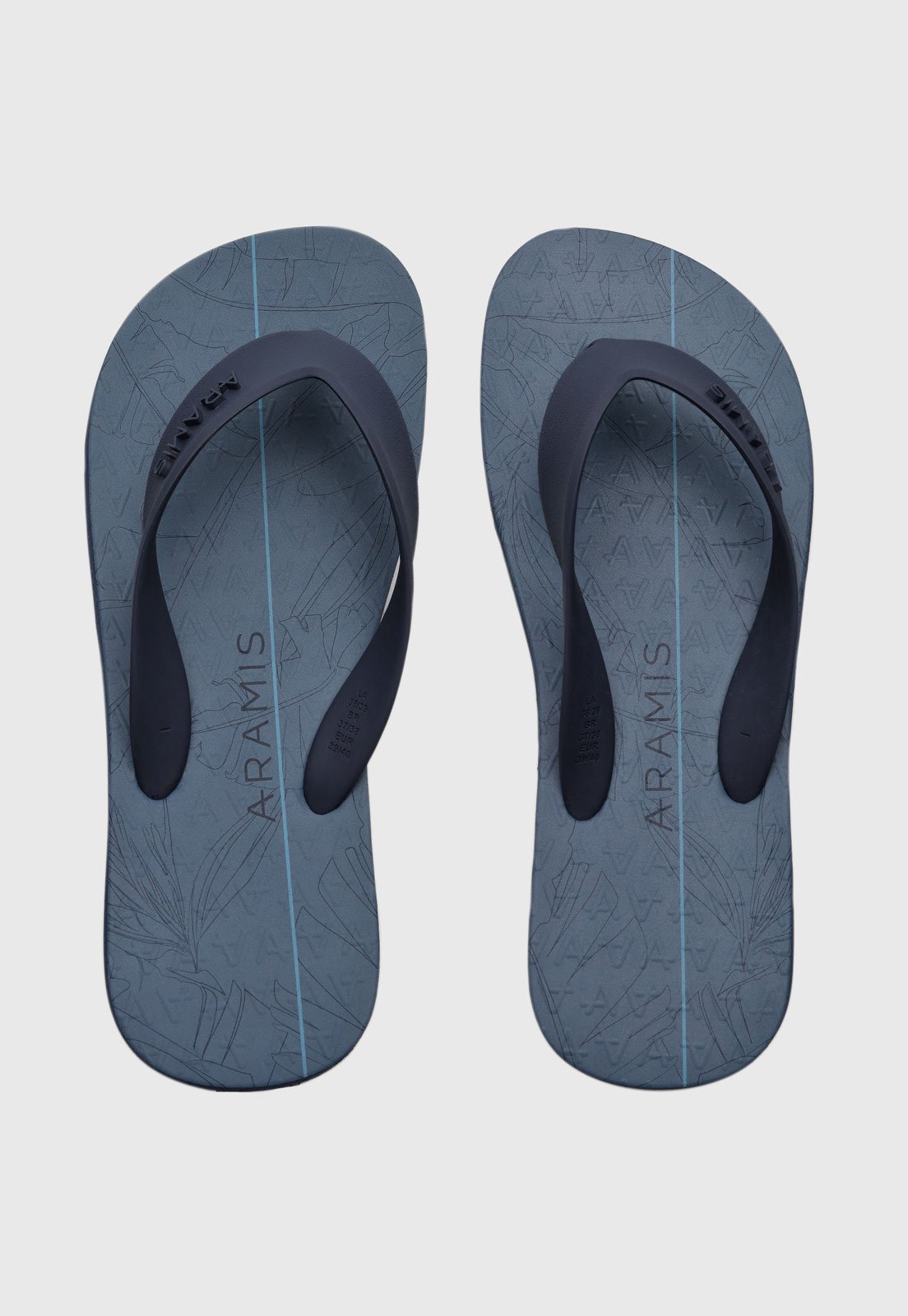 Chinelo Masculino Aramis Basic Only Listras Azul
