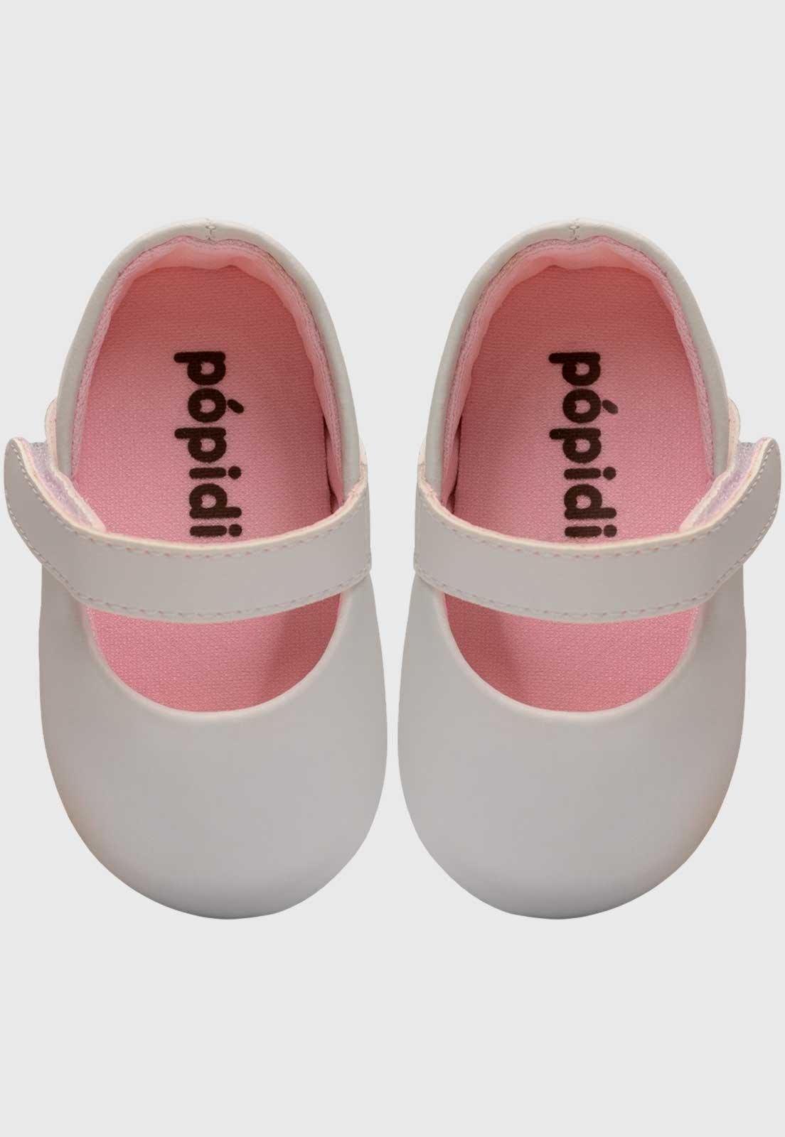 Vista 3 Infantil - Sapatinho Pópidi Menina Sapatilha pink Pópidí pink
