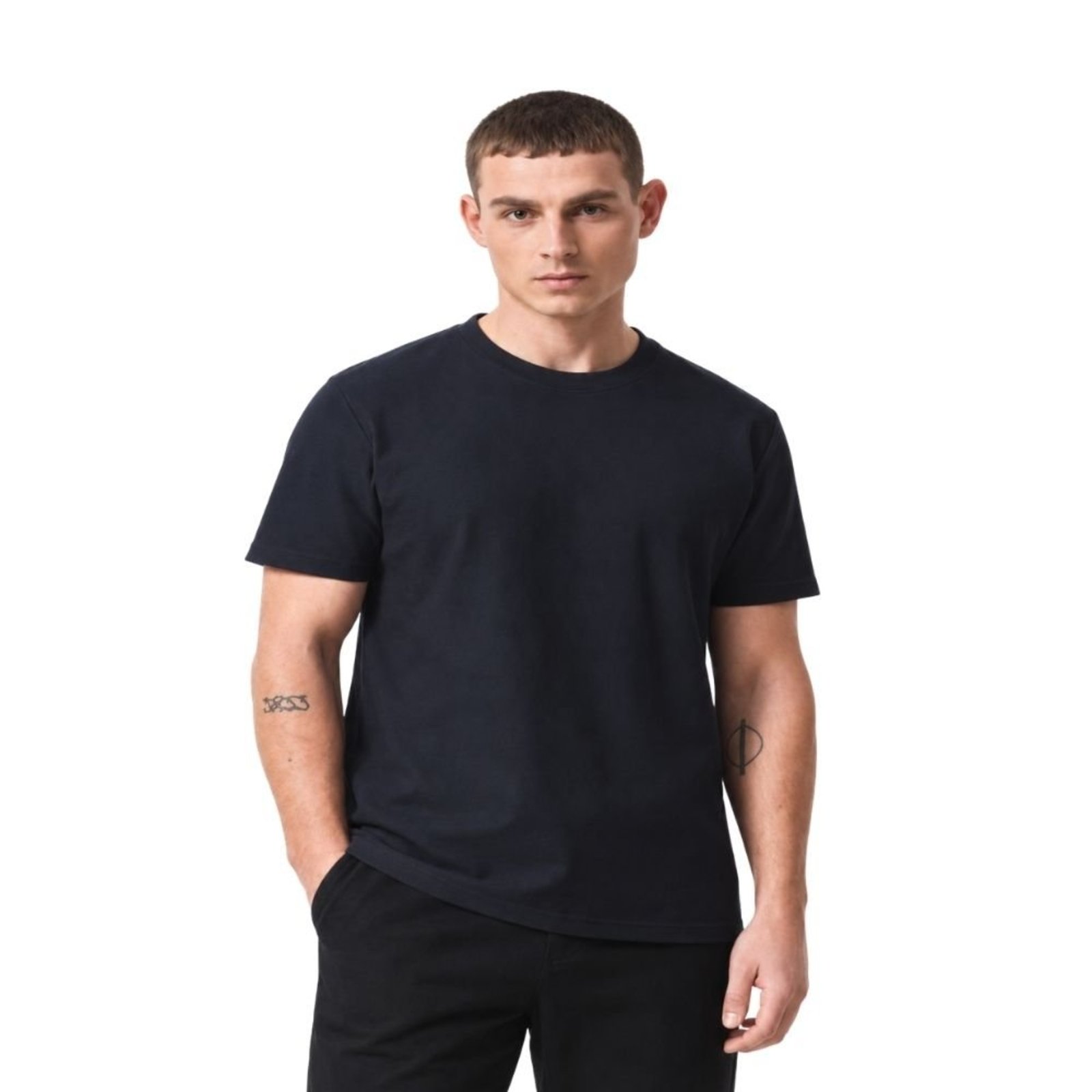 Camiseta Aramis Malha Sarjada Azul