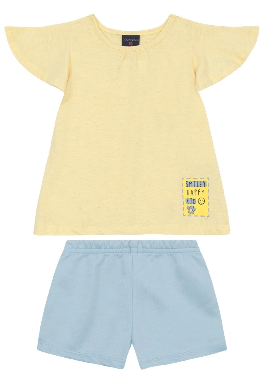 Vista 3 Infantil - Conjunto Blusa e Short Guloseima rosa GULOSEIMA rosa
