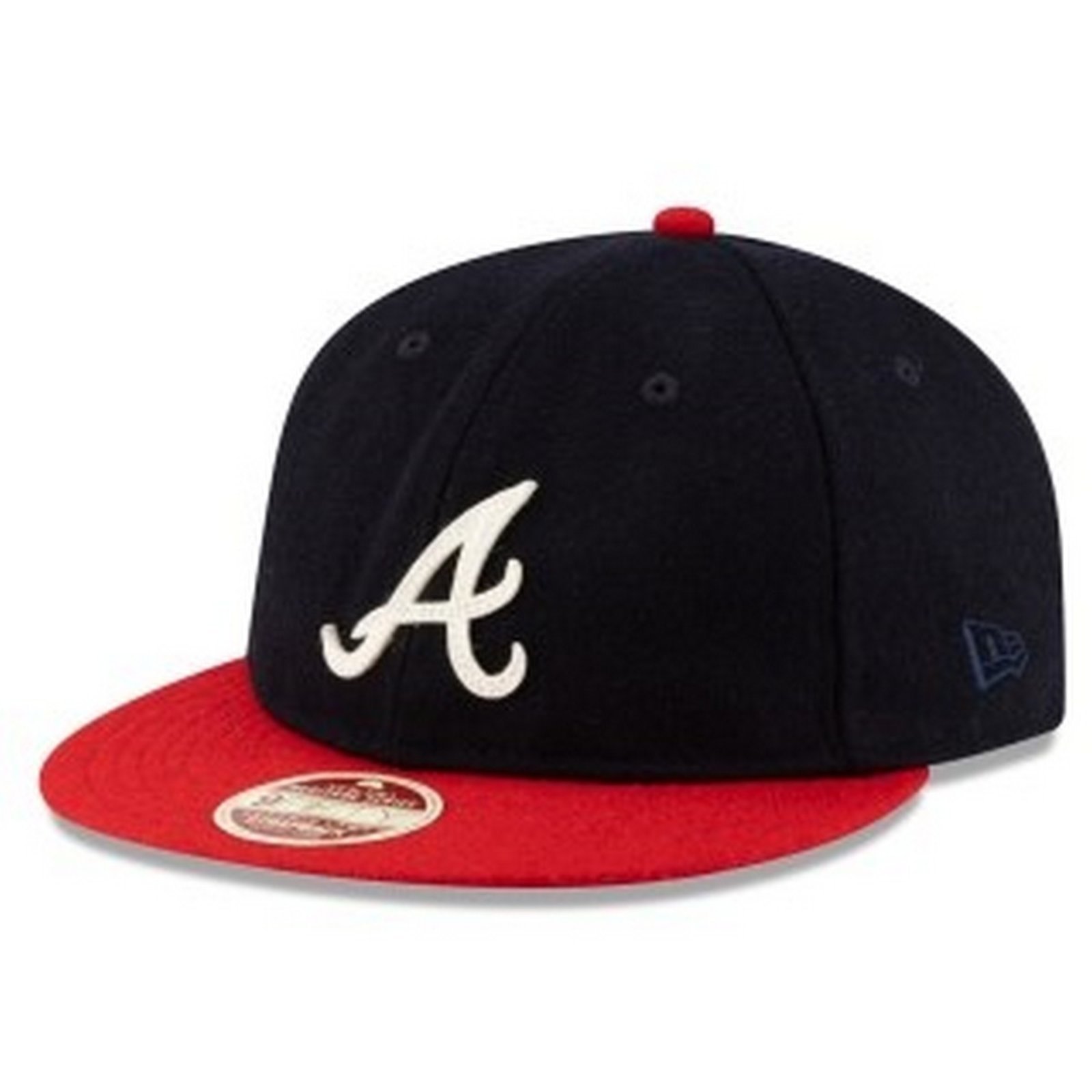 Vista 2 Boné New Era 9FIFTY Retro Crown Atlanta Braves MLB Marinho new era azul marinho