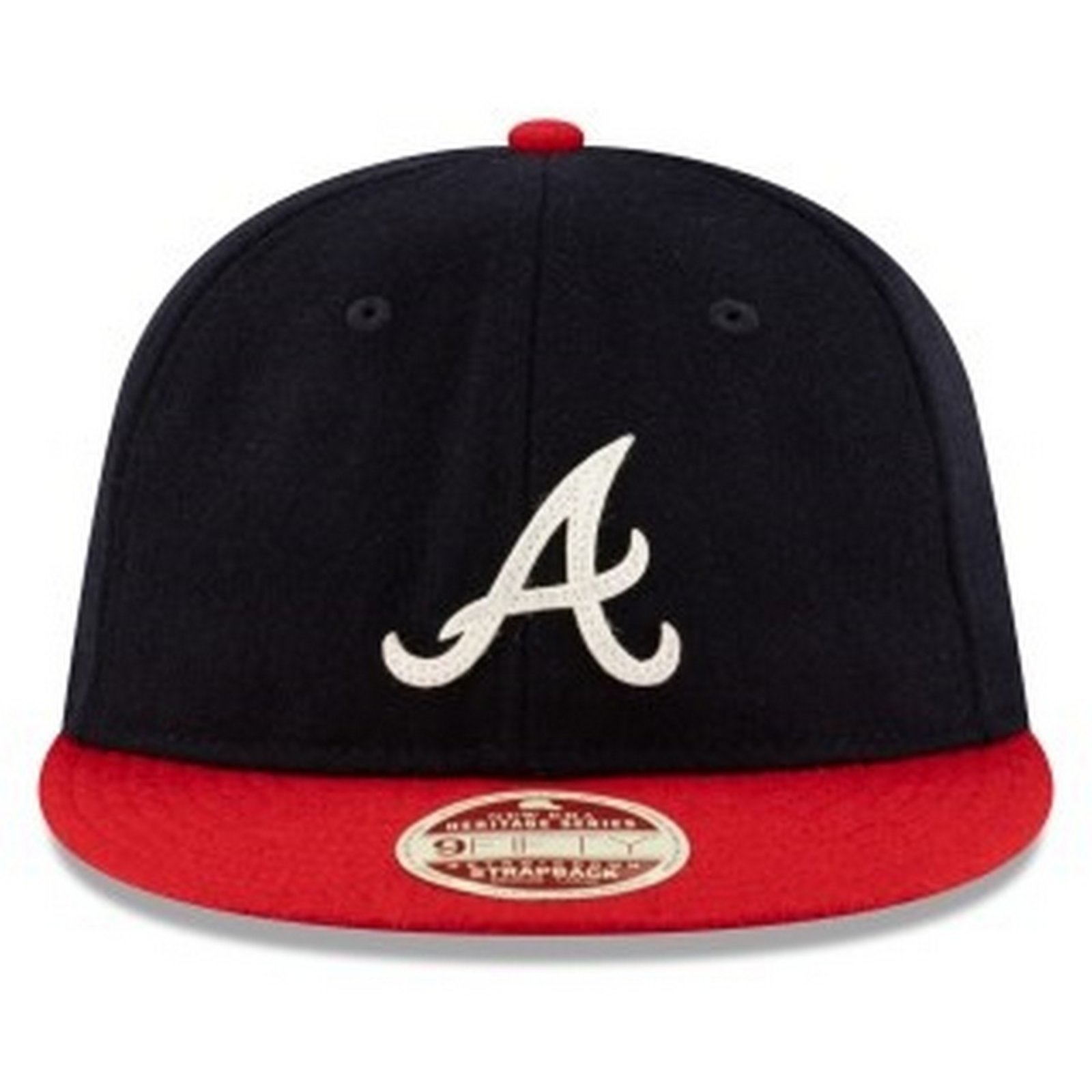 Vista 3 Boné New Era 9FIFTY Retro Crown Atlanta Braves MLB Marinho new era azul marinho