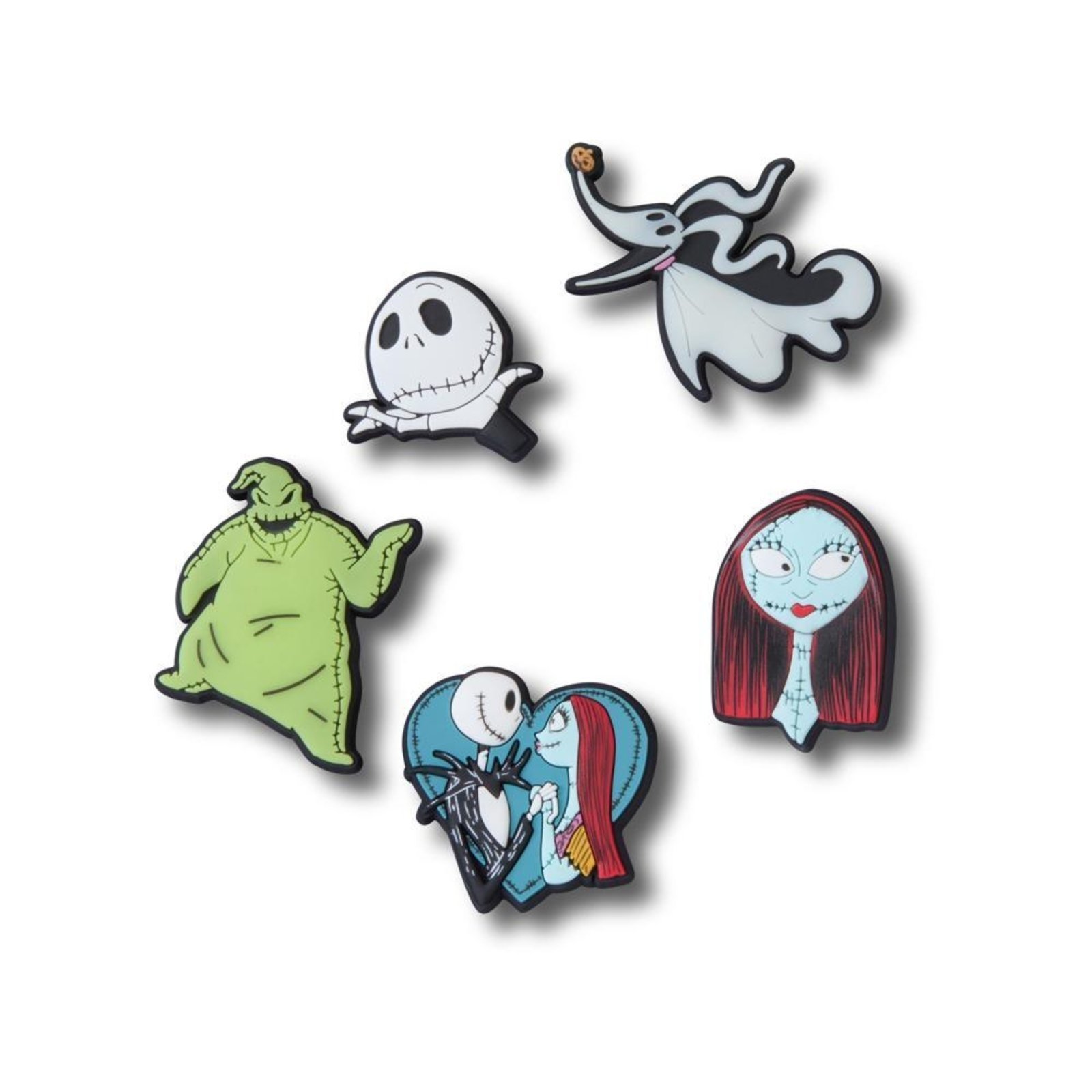Vista 2 Infantil - Jibbitz™ Nightmare Before Christmas Pack Com 5 Peças Crocs branco