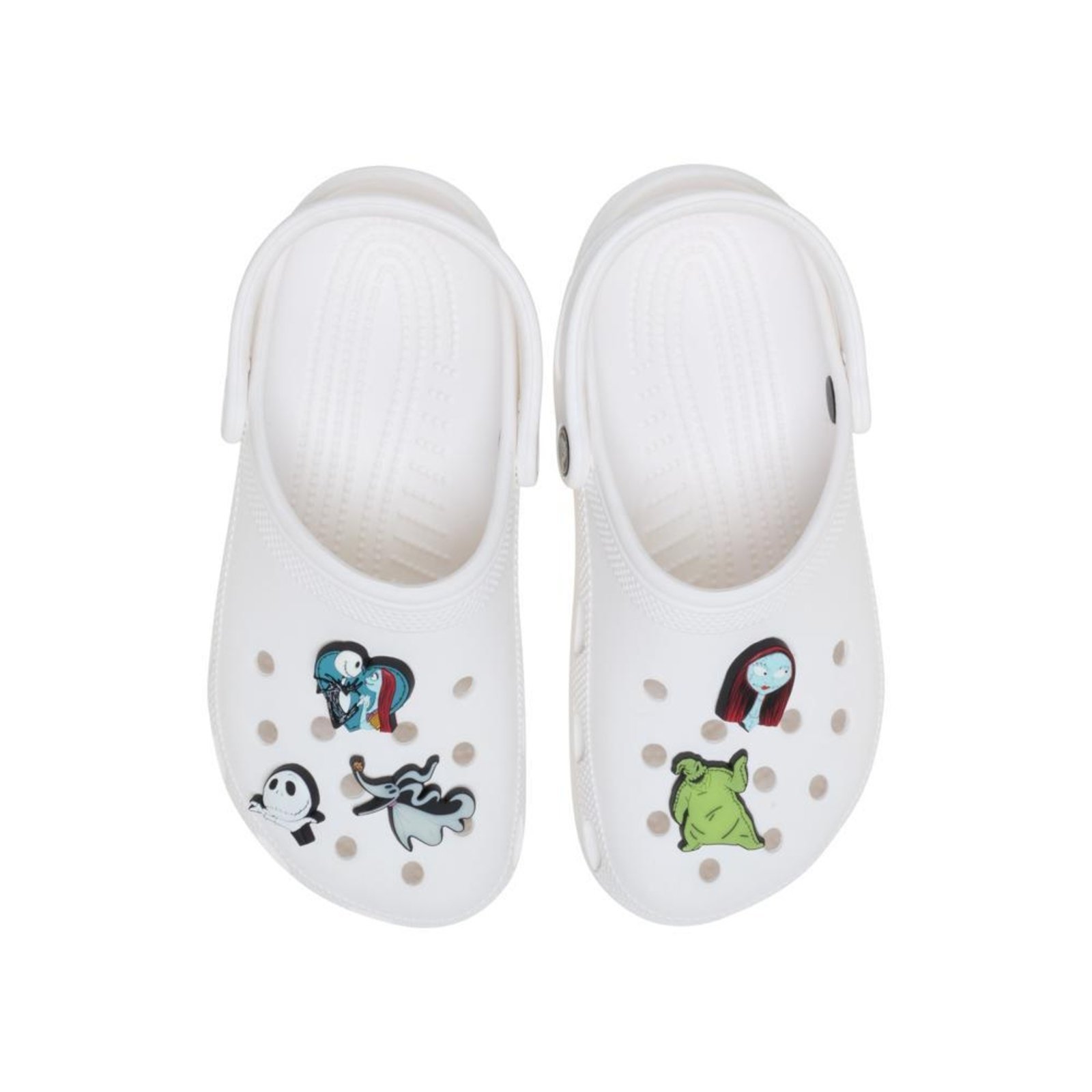 Vista 3 Infantil - Jibbitz™ Nightmare Before Christmas Pack Com 5 Peças Crocs branco