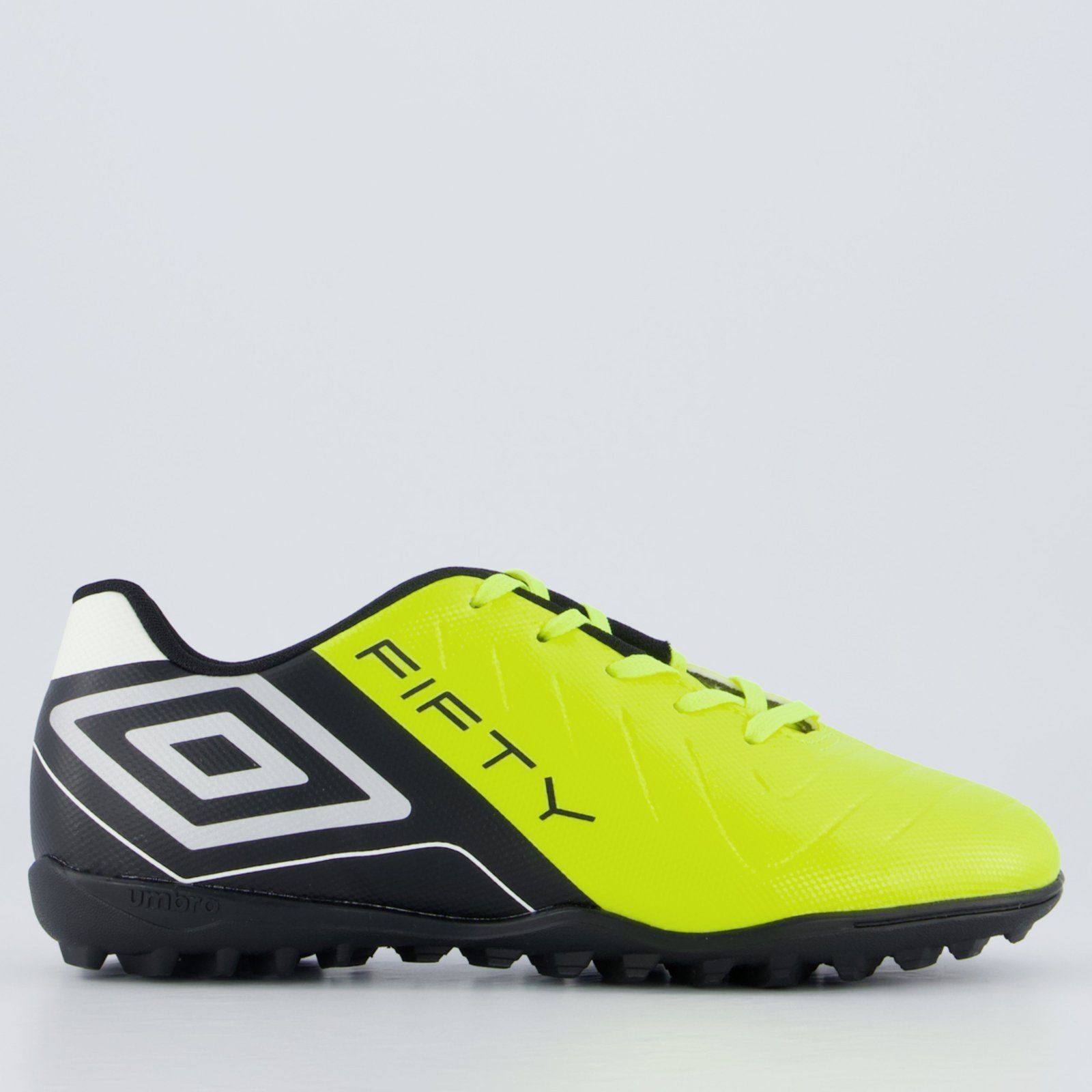 Chuteira Umbro Fifty VI Juvenil Society Amarela e