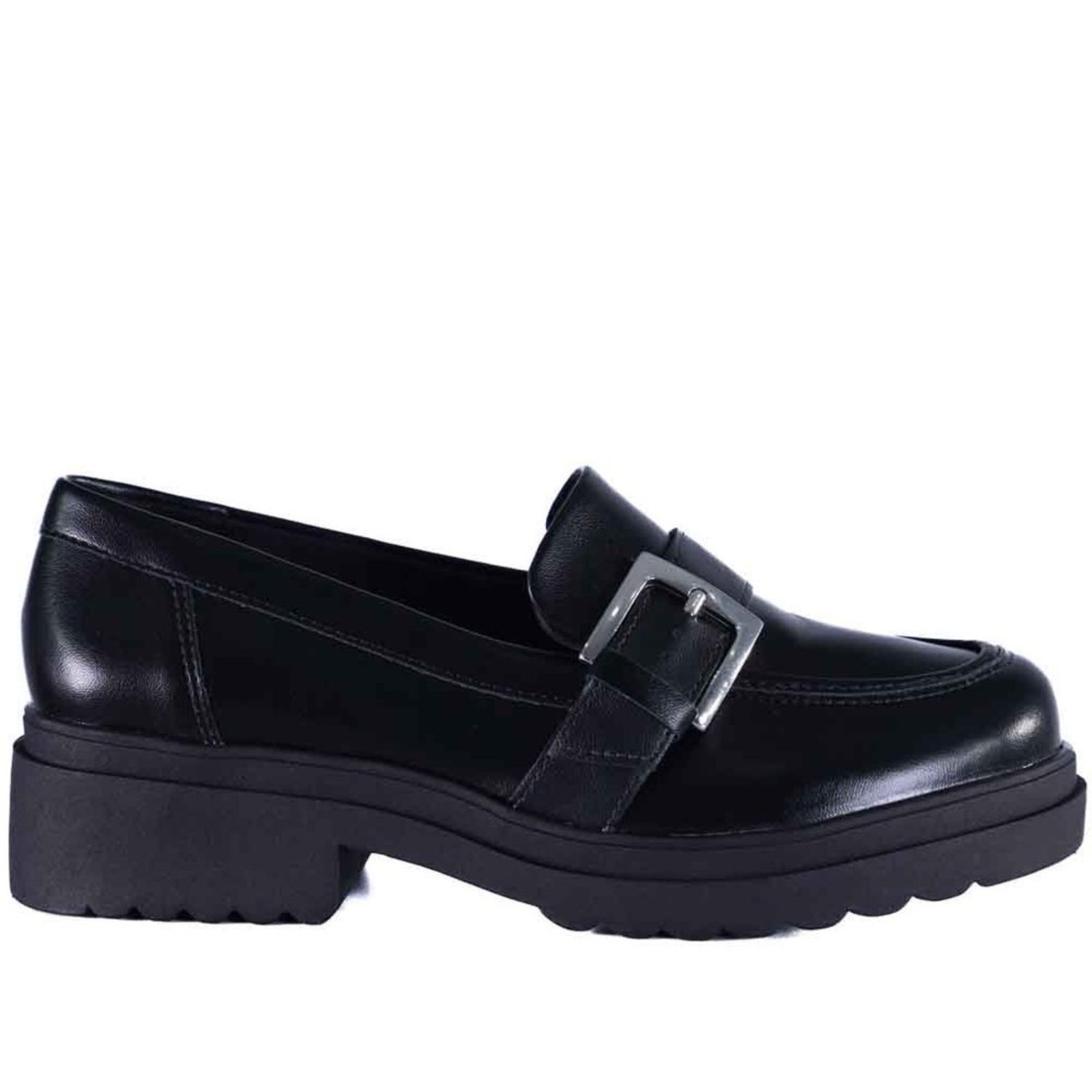 Mocassim Via Marte Feminino 246-001 Via Marte Cinza