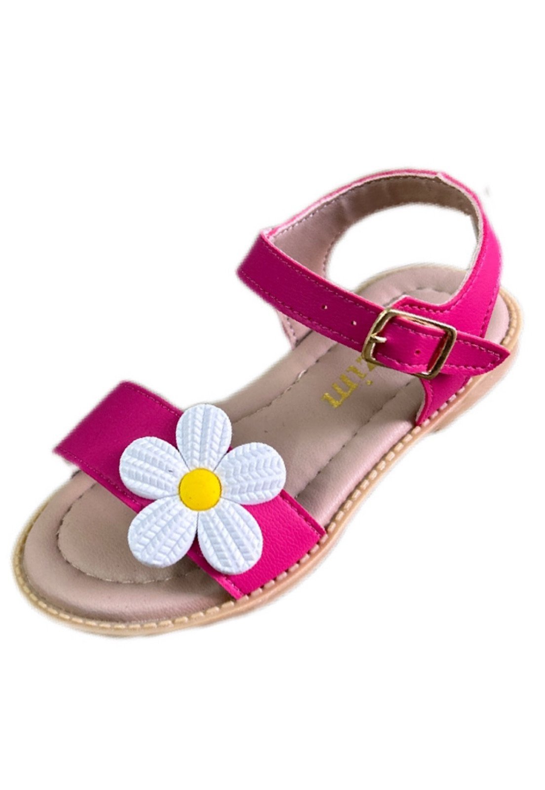 Infantil – Sandália menina infanil Solzim margarida Pink