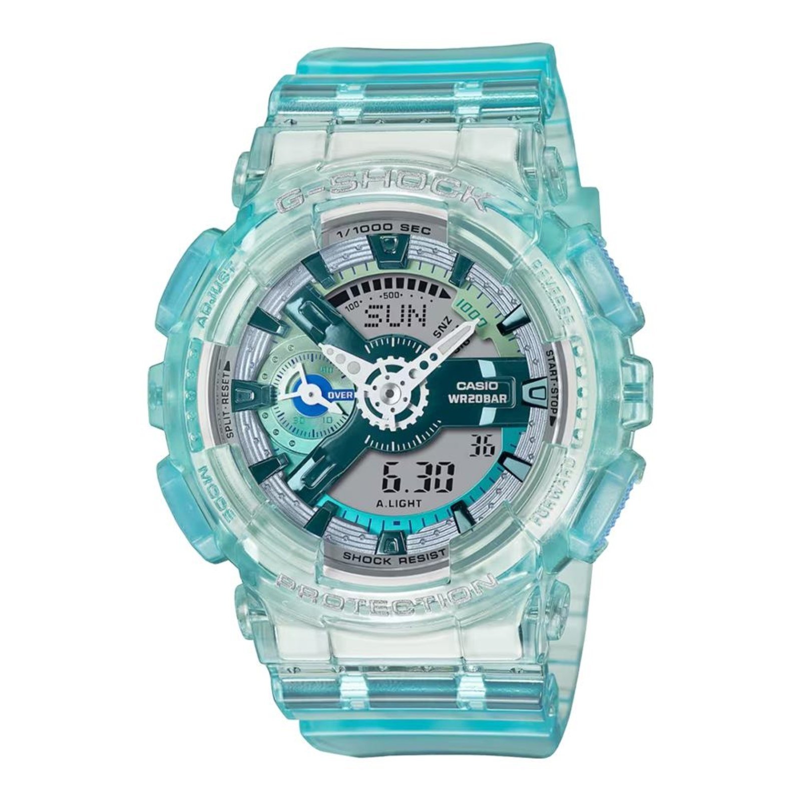Vista 2 Relógio G-Shock GMA-S110VW-2ADR Azul G-SHOCK verde azul