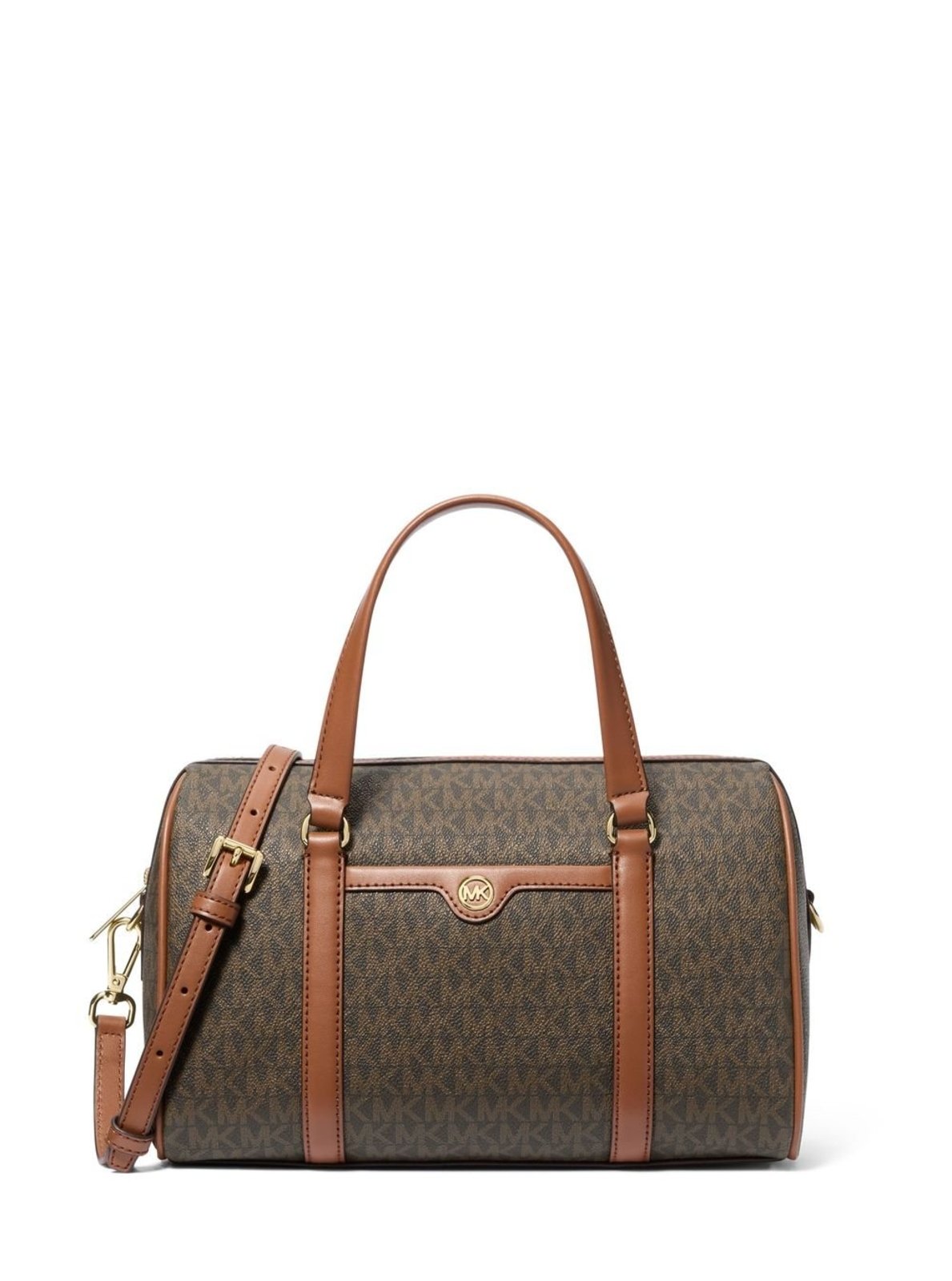 Vista 2 Bolsa Tranversal Jet Set Logo Média 35S4gtfs6b200 marrom marrom