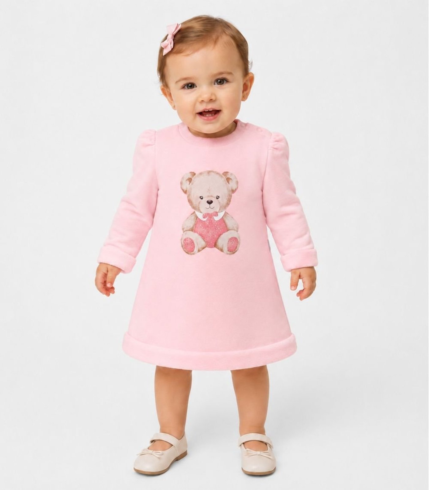 Infantil - Vestido com Leves Defeitos Trick Nick Rosa