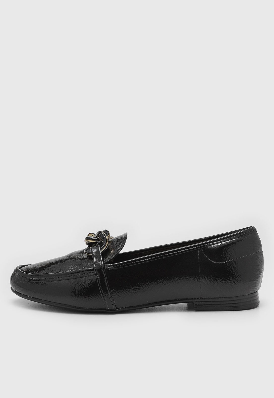 Mocassim Feminino Beira Rio Corrente Preto