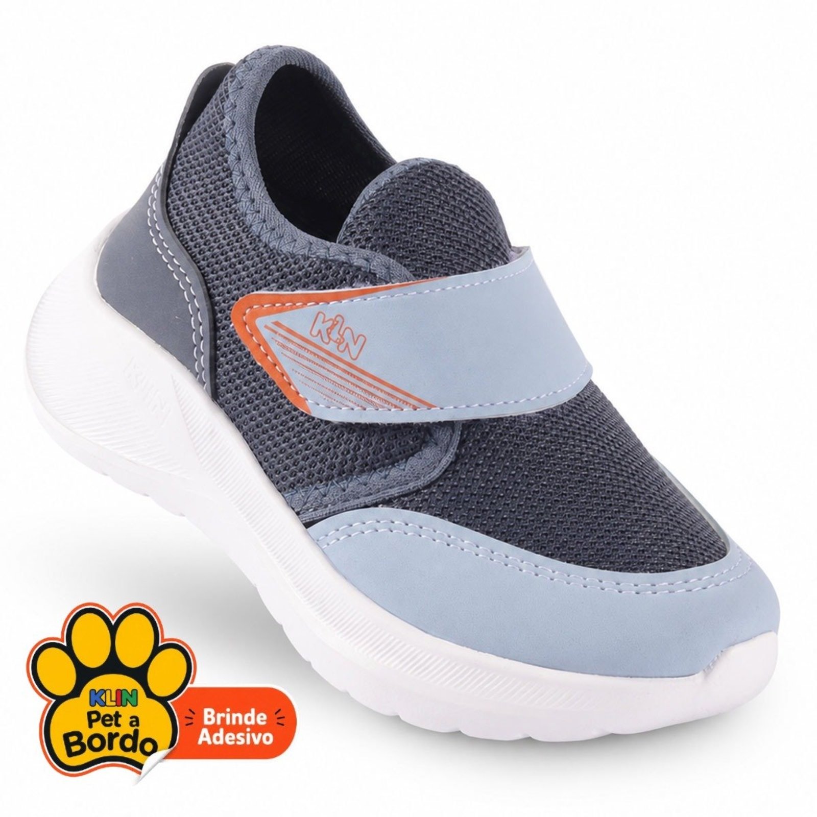 Tênis Masculino Klin Freedom Chumbo e Azul