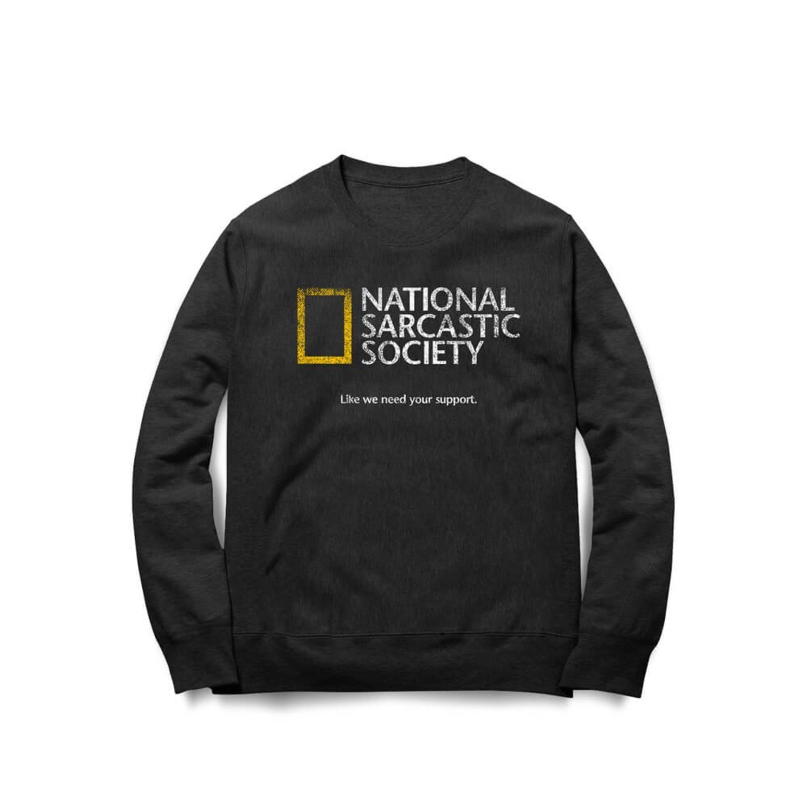 Moletom Sarcastic Society - Preto - Casual - Studio Geek