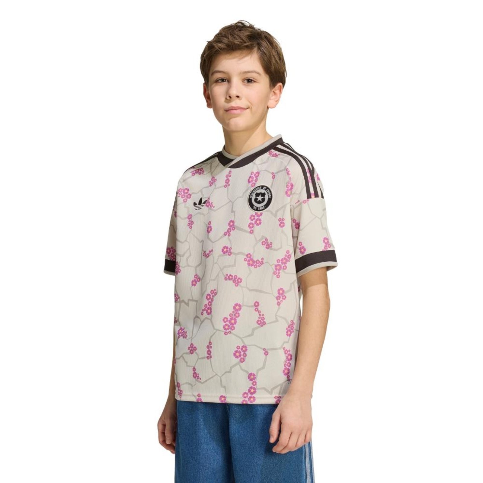 Infantil - Camisa II Seleção Chilena 26 adidas Performance Bege