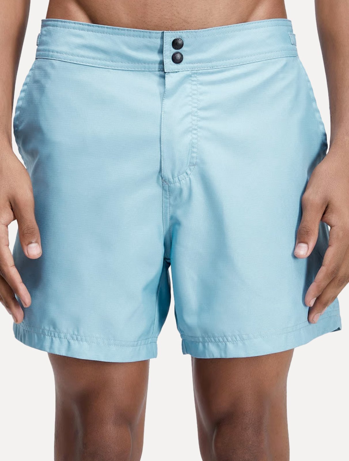 Vista 2 Short Osklen Masculino Beachwear Aquaone Ripstop Claro azul Osklen azul