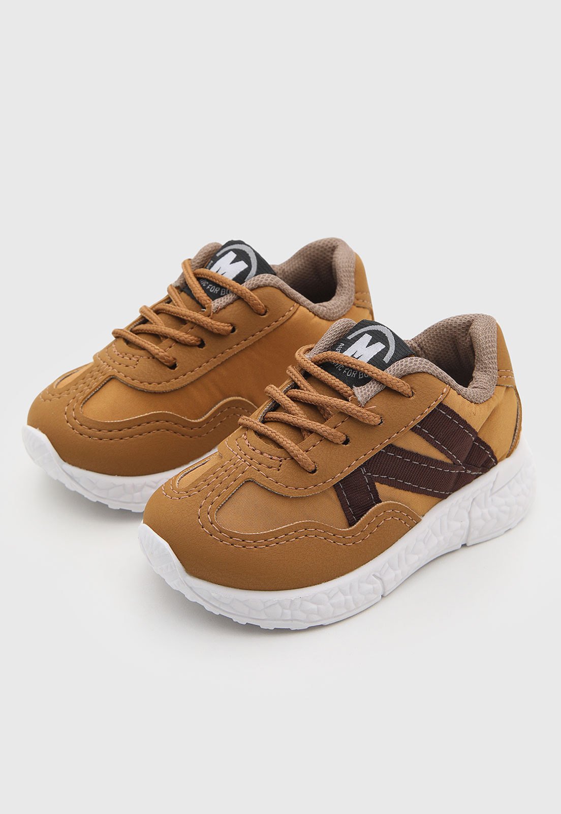 Infantil - Tênis Molekinho Casual Caramelo
