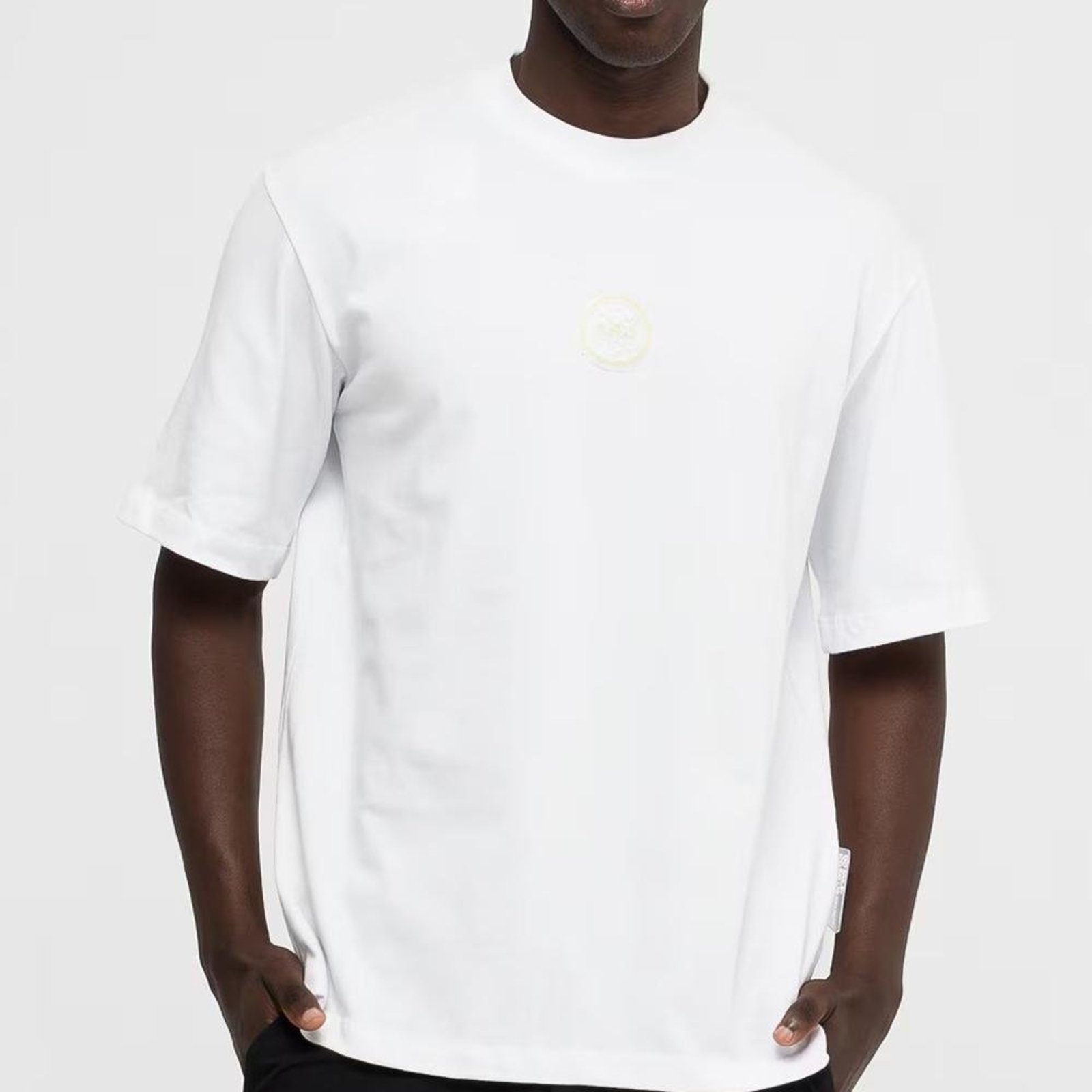 Camiseta Oakley Mad Lab Rubber Logo WT26 Masculina White