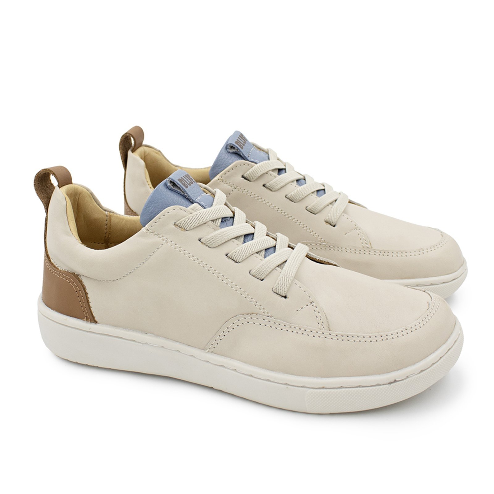 Vista 2 Infantil - Sandalia Menino Blue Dante Couro Off White Blue Infantis off-white blue Blue Infantis off-white blue