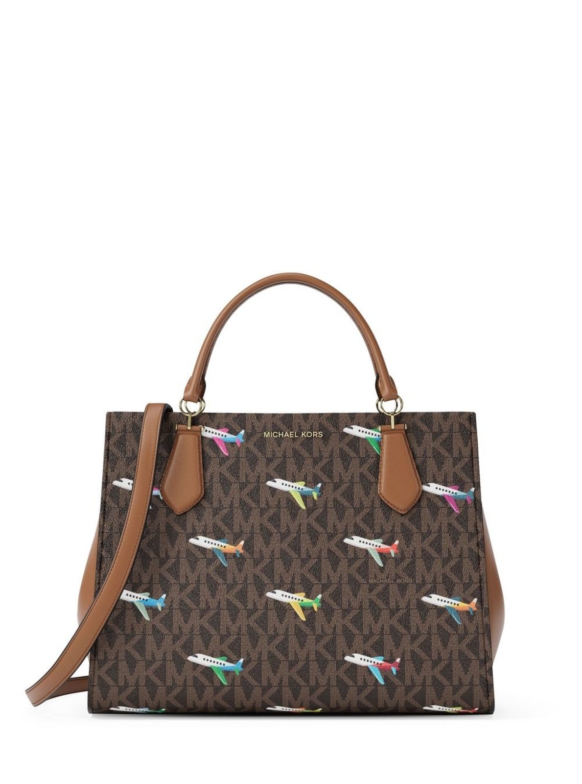 Vista 2 Bolsa Tiracolo Marilyn Logo Média 35R6G6AS2I200 marrom marrom