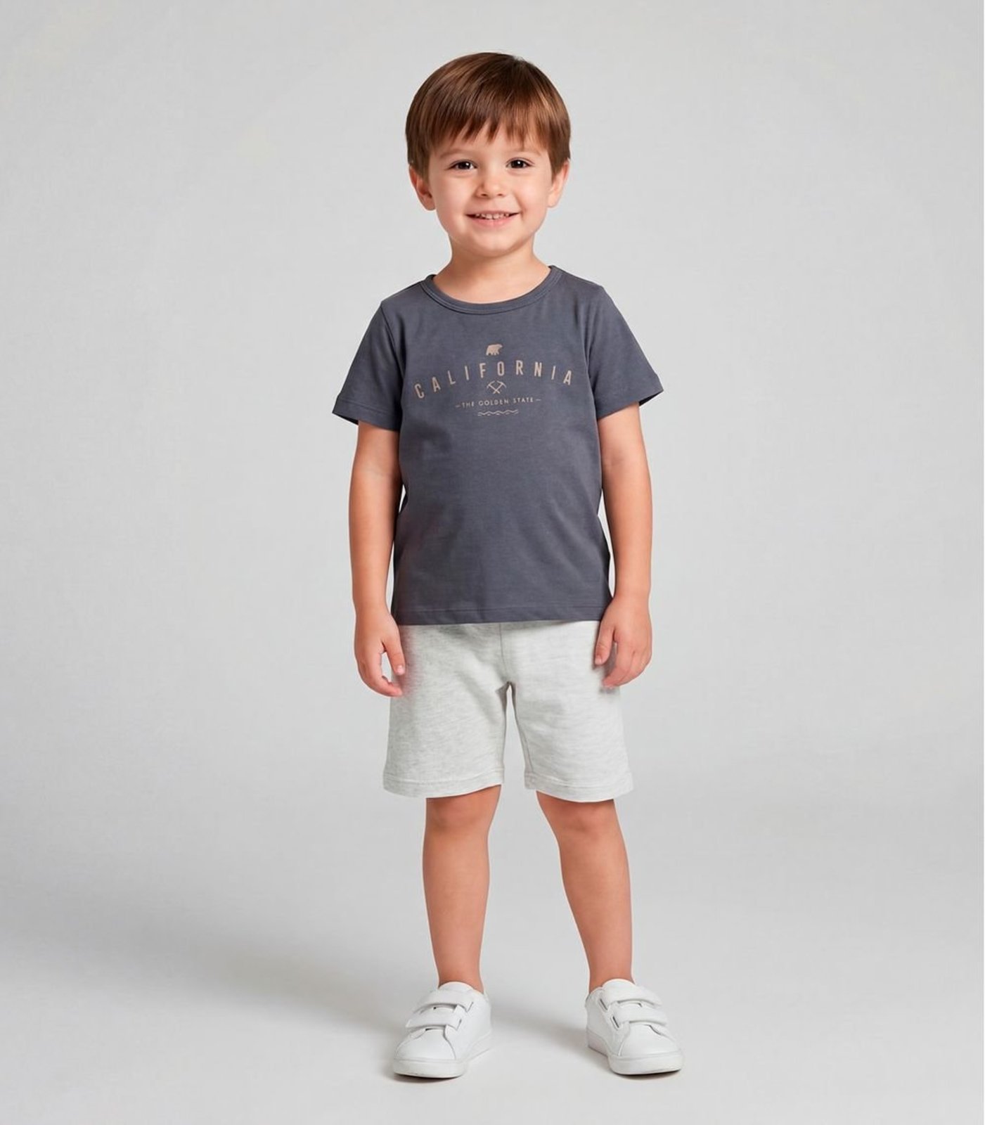 Vista 2 Infantil - Conjunto Camiseta com Bermuda Select azul marinho Select azul marinho