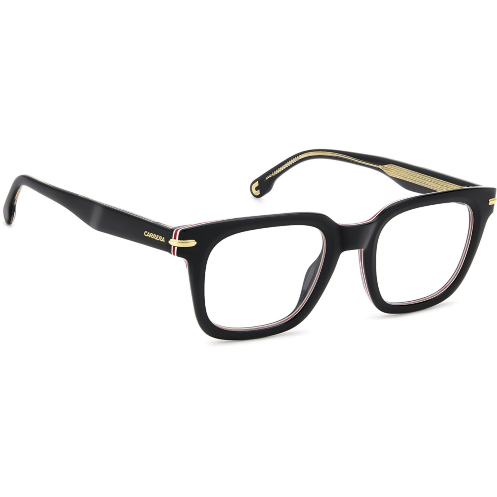 Vista 3 Armação Carrera 361 2M2 5022 Masculino dourado Carrera dourado