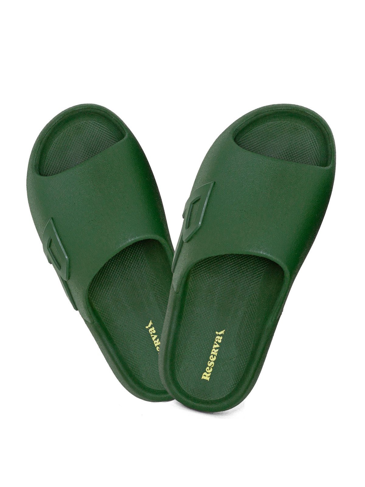 Kit 2 Sandálias Masculina Reserva RSV Go Slide Type R Casual Confortável Verde+Verde