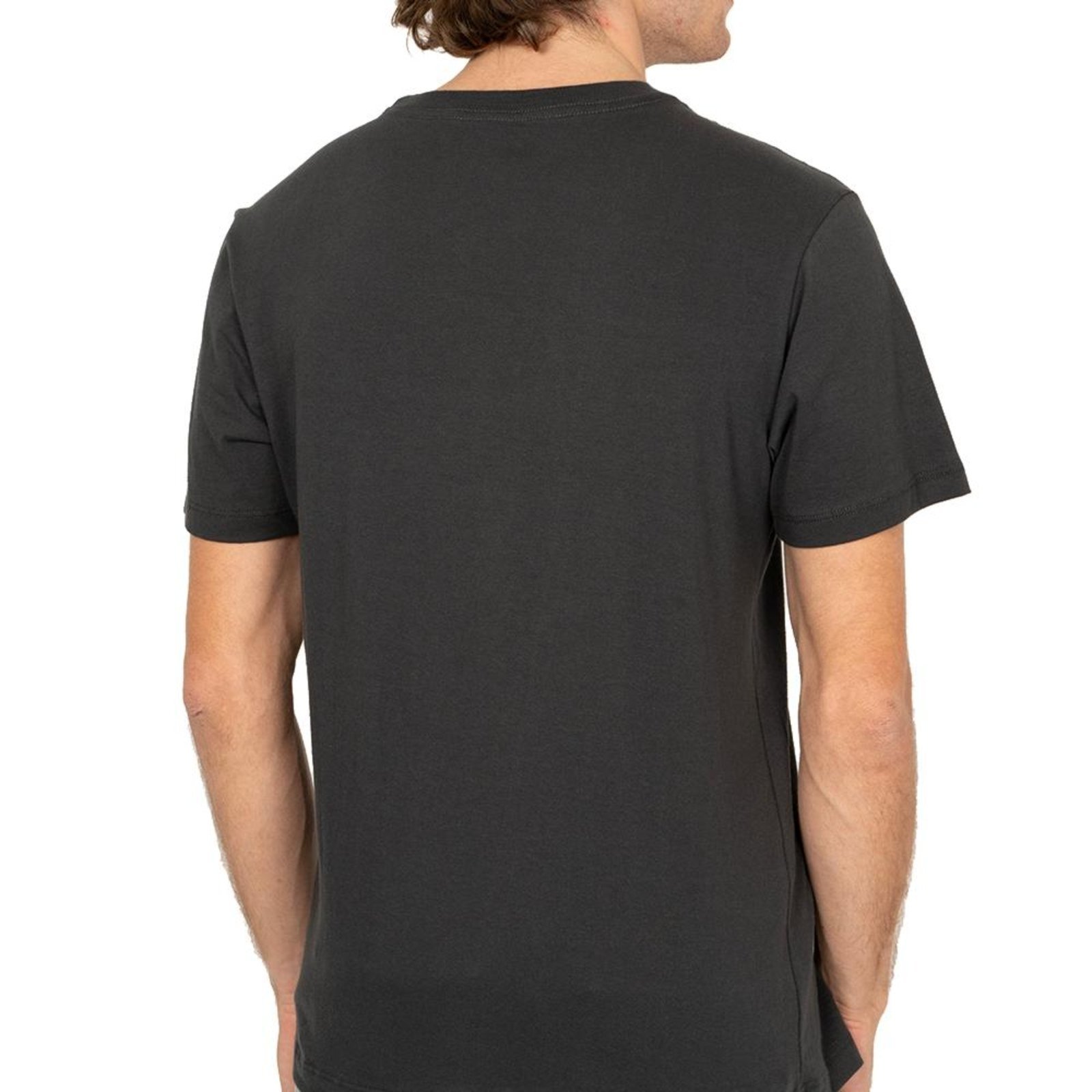Camiseta Quiksilver Sketchy SM26 Masculina Cinza Escuro