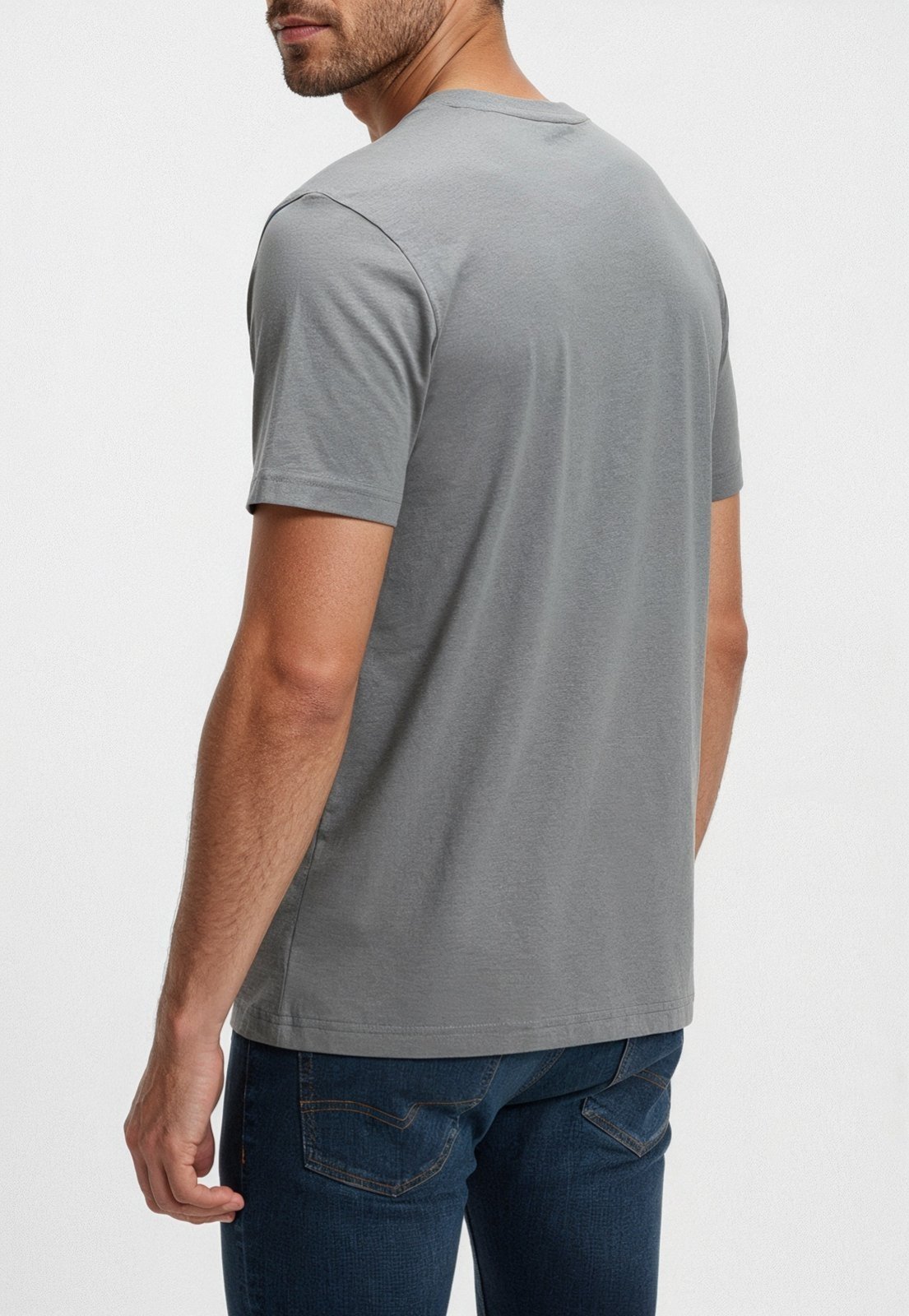 Camiseta Pima Traymon Slim - Cinza - Xxg